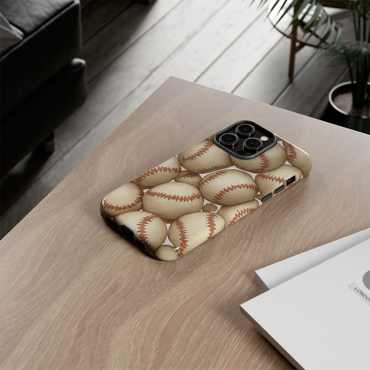 Baseball Phone Case, Tough Cases for Sports Fans, Custom iPhone Cover, Unique Gift for Baseball Lovers, Durable Protection