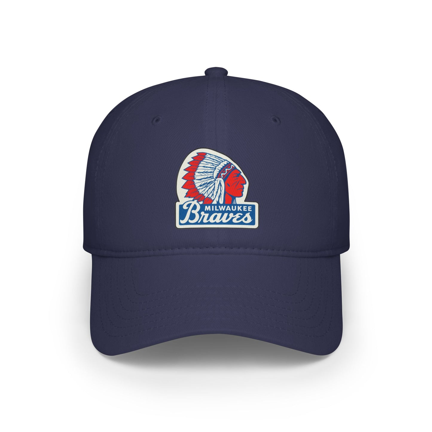 Vintage Milwaukee Braves Baseball Cap, Low Profile Hat, Sports Fan Gift, Casual Wear, Team Apparel, Red Cap