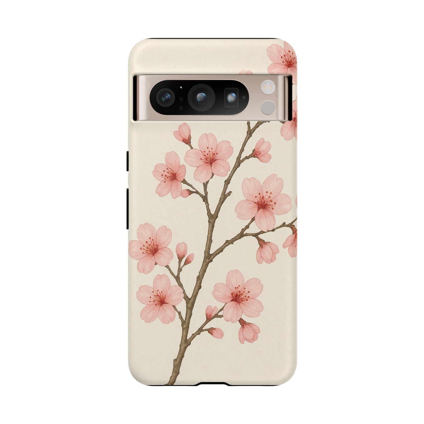 Cherry Blossom Phone Case, Floral Phone Cover, Tough Case for Gifts, Spring Decor, Cute Tech Accessories, Nature Lover's Gift