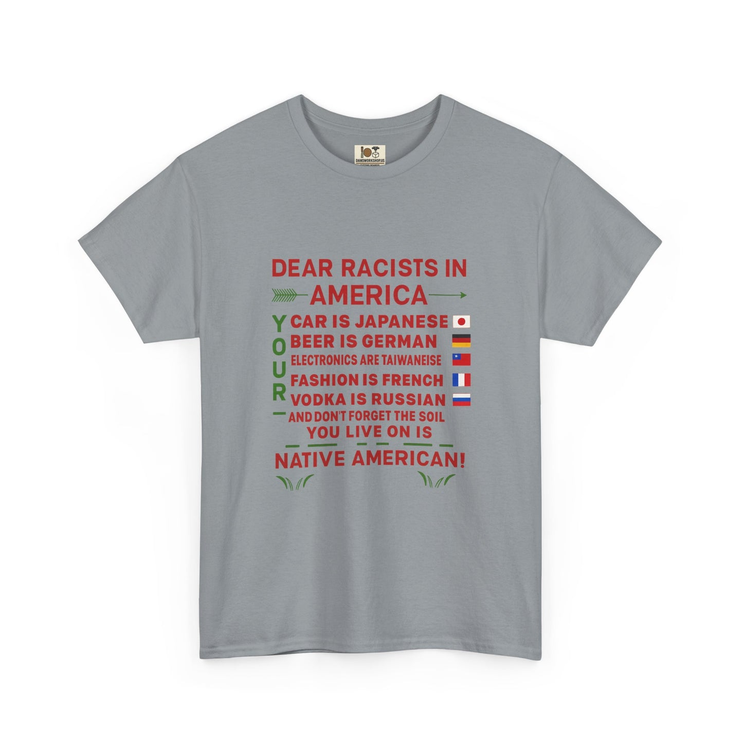 Cultural Awareness Tee, Unisex Heavy Cotton Tee, Anti-Racist Shirt, Social Justice Clothing, Statement T-Shirt, Gift for Activists