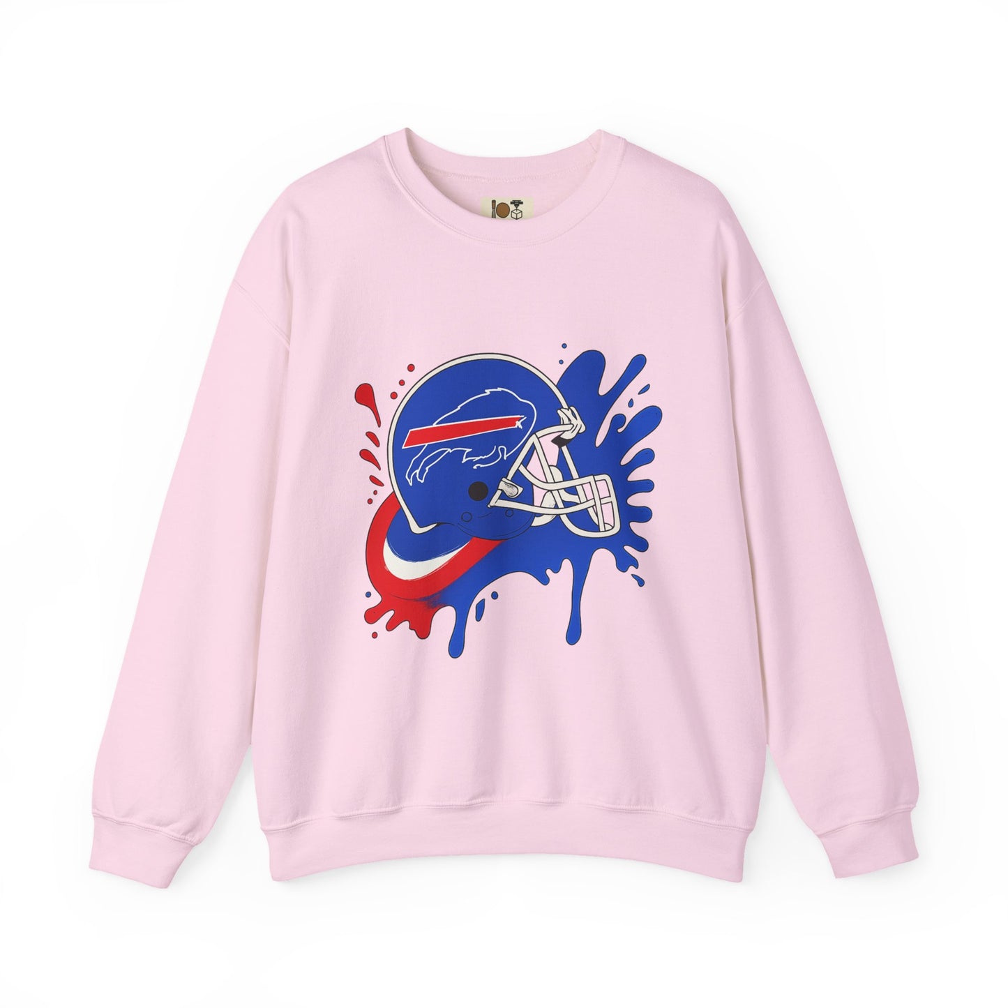 Buffalo Bills Inspired Crewneck Sweatshirt, NFL Fan Gear, Casual Sportswear, Game Day Apparel, Unisex Sweatshirt, Tailgate Clothing