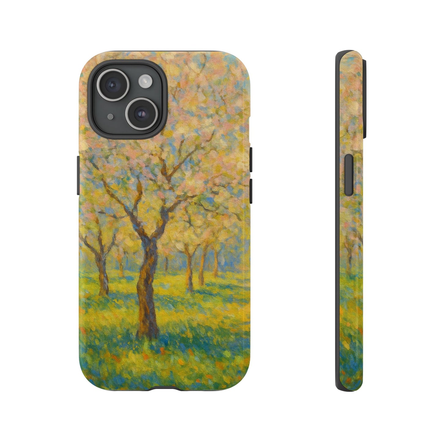 Artistic Phone Case, Tough Phone Case, Flower Tree Case, Spring Decor, Unique Phone Cover, Nature Lover Gift