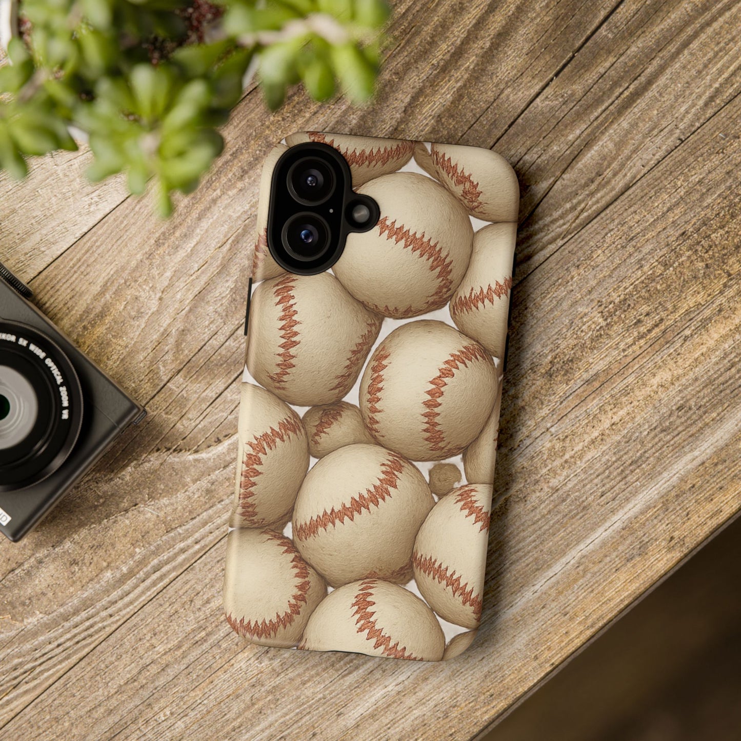 Baseball Phone Case, Tough Cases for Sports Fans, Custom iPhone Cover, Unique Gift for Baseball Lovers, Durable Protection