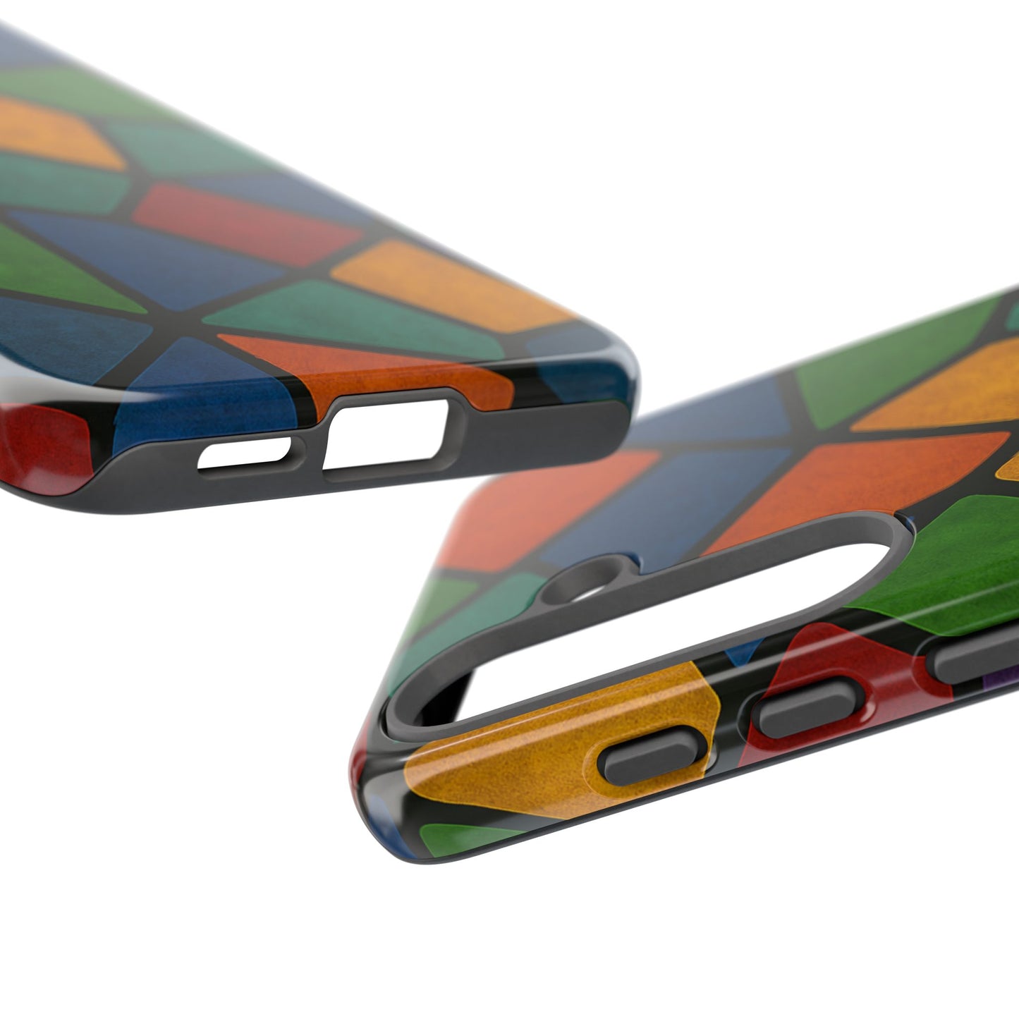 Colorful Mosaic Phone Case, Tough Cell Phone Cover, Vibrant Smartphone Protector, Unique Gift for Weddings, Birthday, Holidays