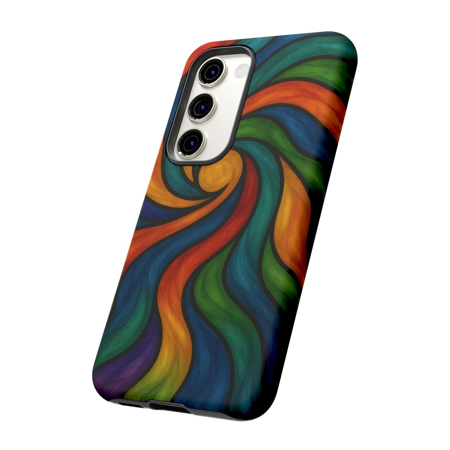 Colorful Swirl Phone Case | Tough Cases, Vibrant Design, Gift for Art Lovers, Funky Case, Unique Phone Accessories