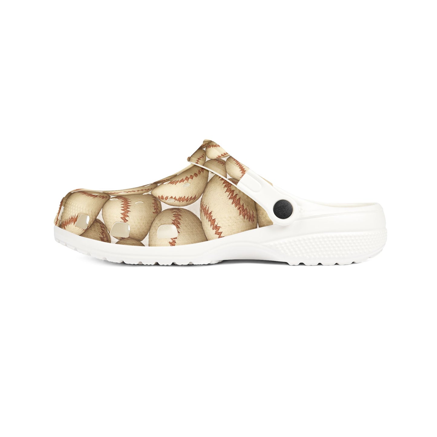 Baseball Print EVA Foam Shoes, Comfortable Clogs, Sports Fan Footwear, Perfect Gift for Athletes, Unique Casual Shoes