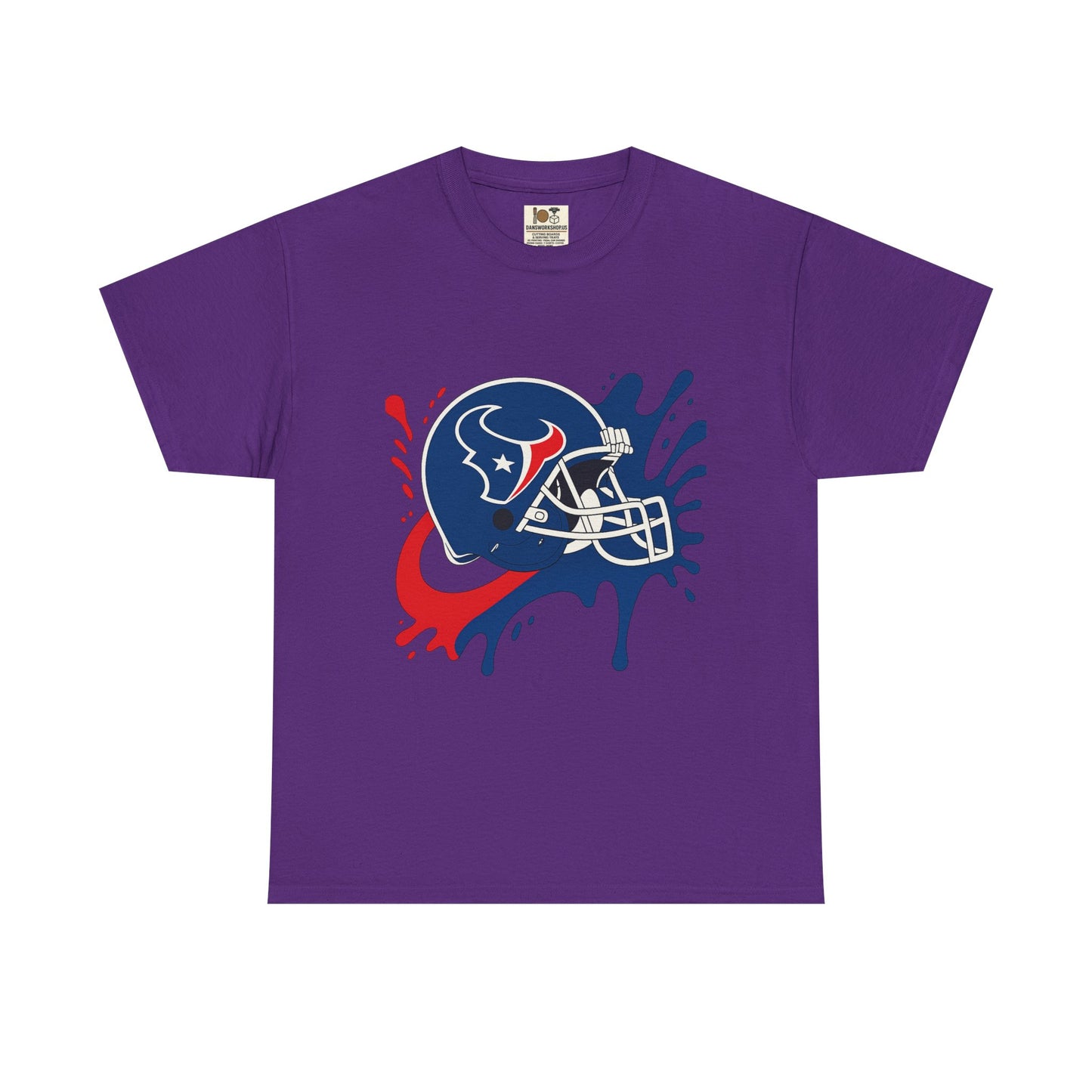 Football Splash Art Tee, Unisex Sports Shirt, Game Day Casual Wear, Gift for Fans, Holidays, Team Spirit Apparel