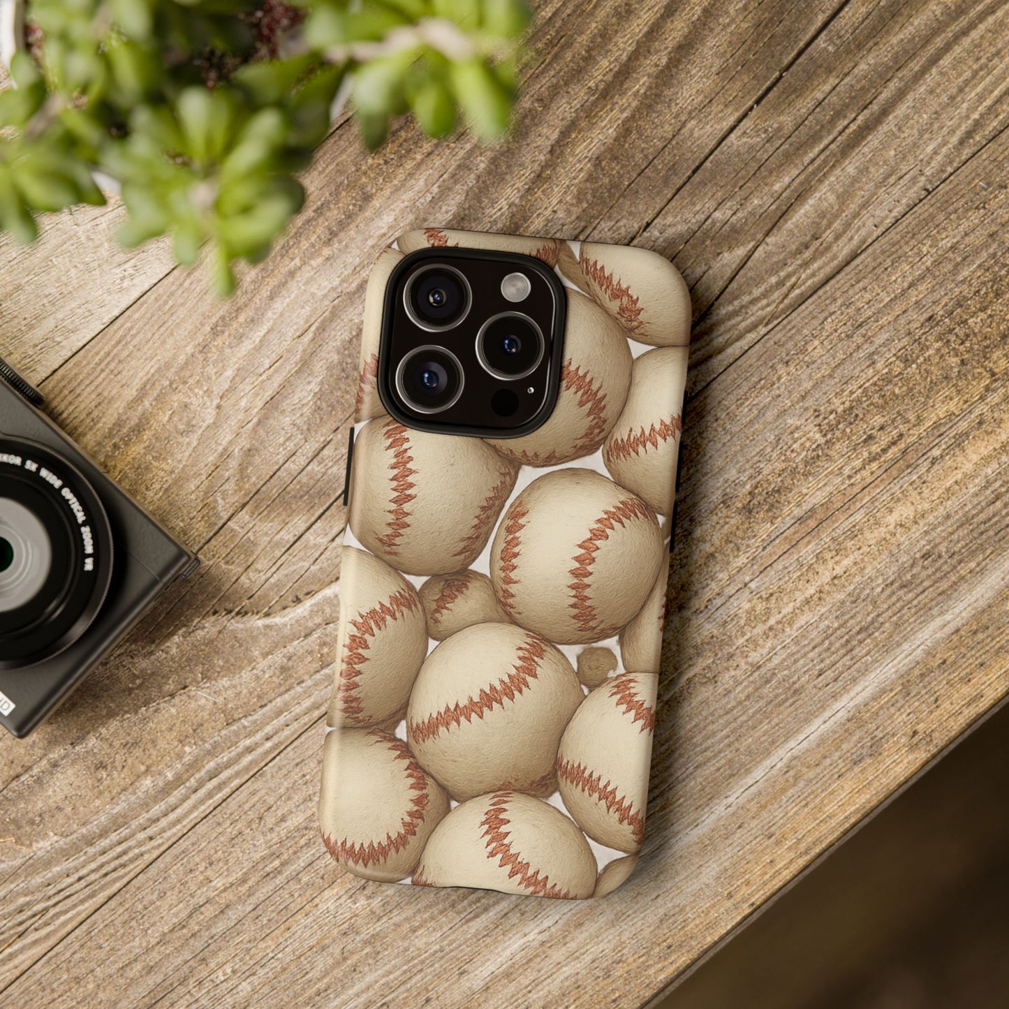 Baseball Phone Case, Tough Cases for Sports Fans, Custom iPhone Cover, Unique Gift for Baseball Lovers, Durable Protection