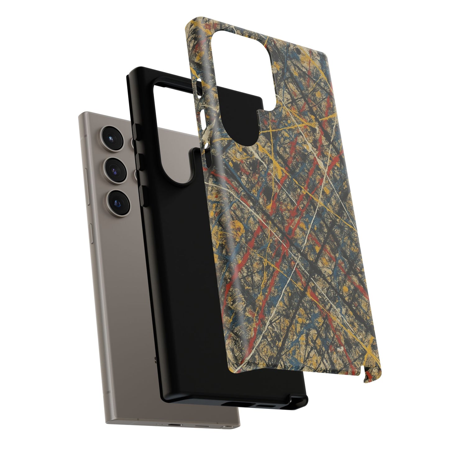 Tough Cases Phone Case - Bold Abstract Design, Stylish Mobile Cover, Unique Gift for Him/Her, Durable Accessory, Trendy Protection