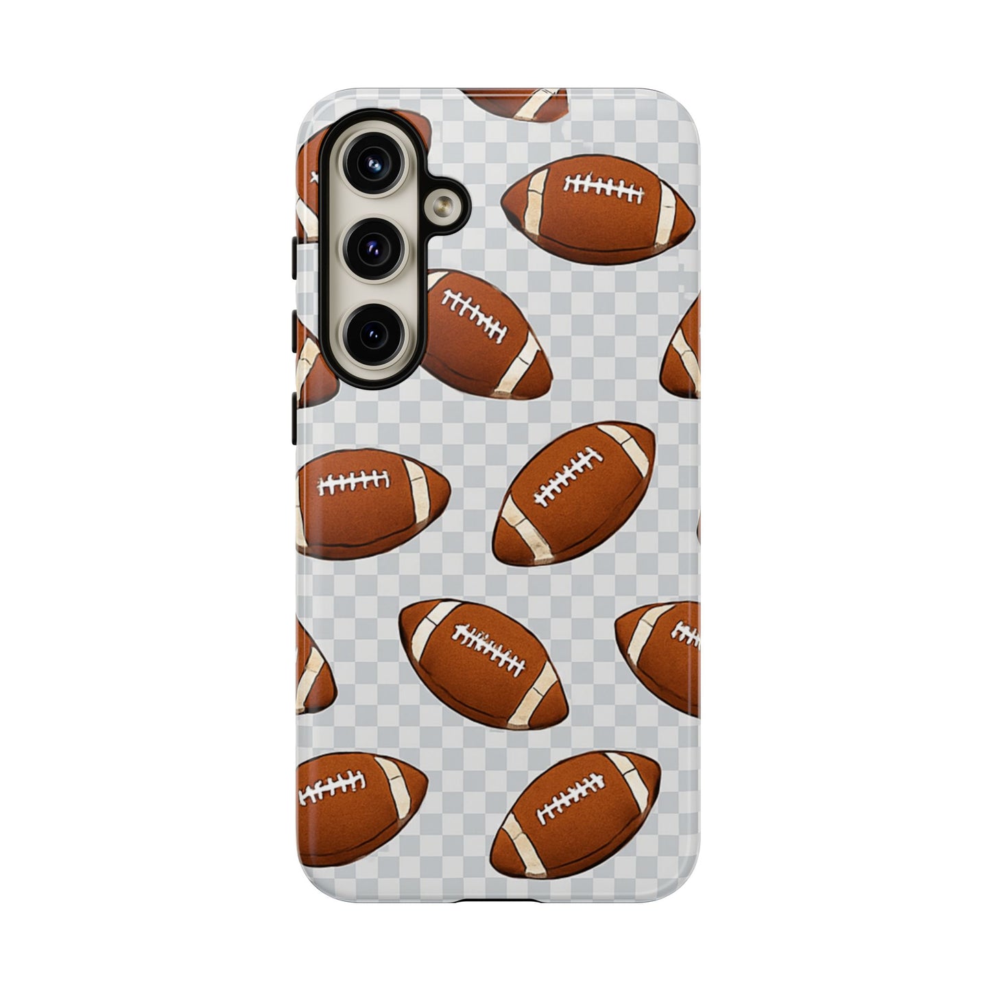 Football Phone Case, Tough Cases for Sports Fans, Unique Gift for Football Lovers, Protective Decor, Athletic Accessories