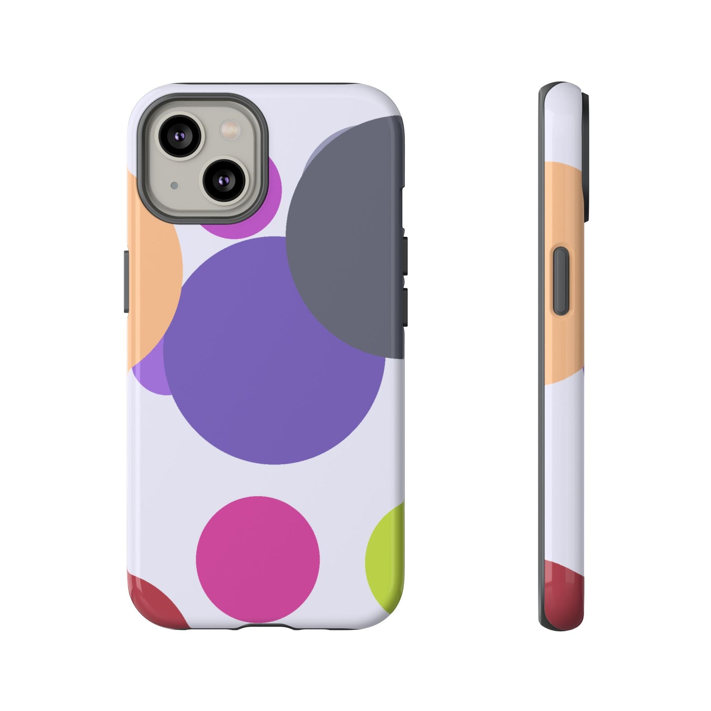 Colorful Geometric Phone Case, Bold Protective Cover for iPhone, Unique Gift for Trendy Teens, Fun Customizable Cases, Modern Design
