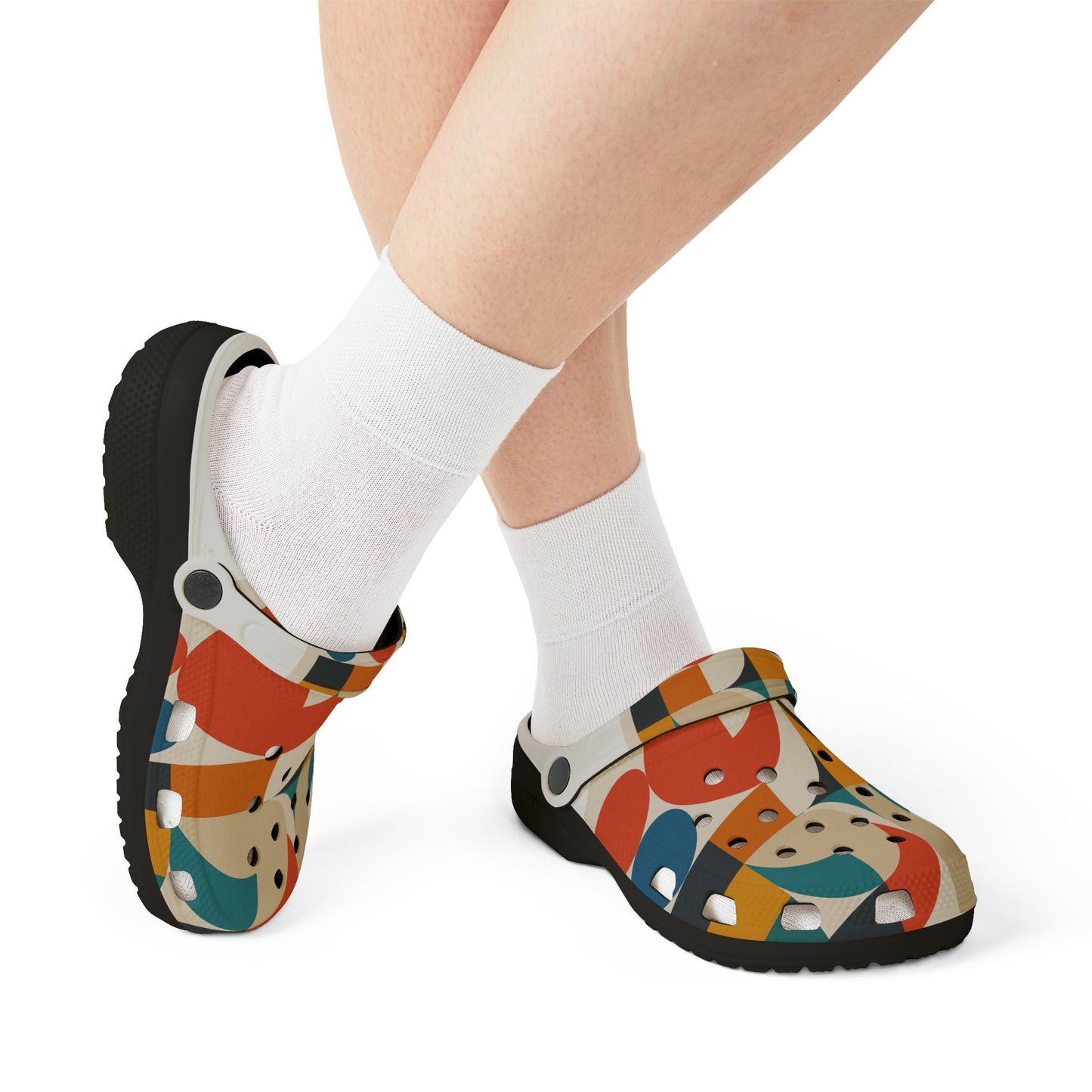 Colorful AOP EVA Foam Clogs, Funky Footwear, Casual Comfort Shoes, Trendy Summer Slippers, Fun Gift for Beach Days