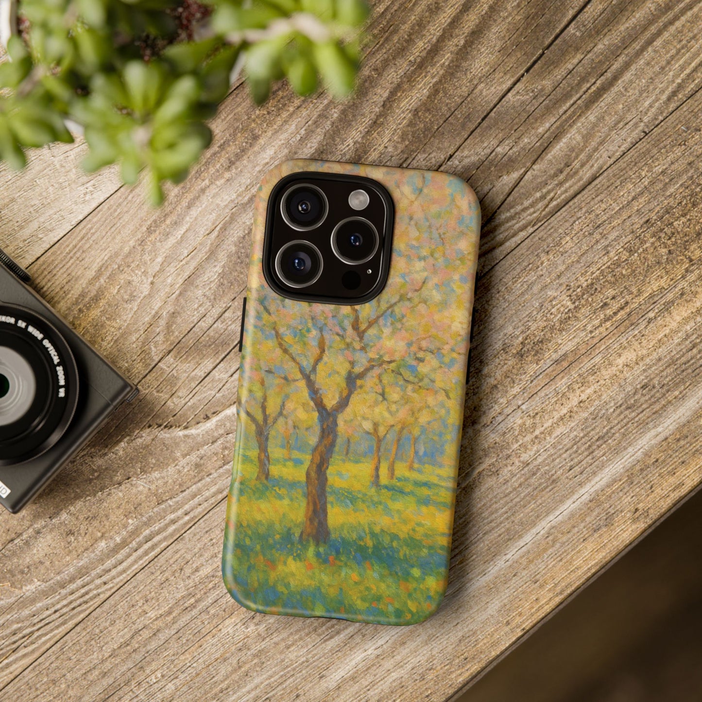 Artistic Phone Case, Tough Phone Case, Flower Tree Case, Spring Decor, Unique Phone Cover, Nature Lover Gift