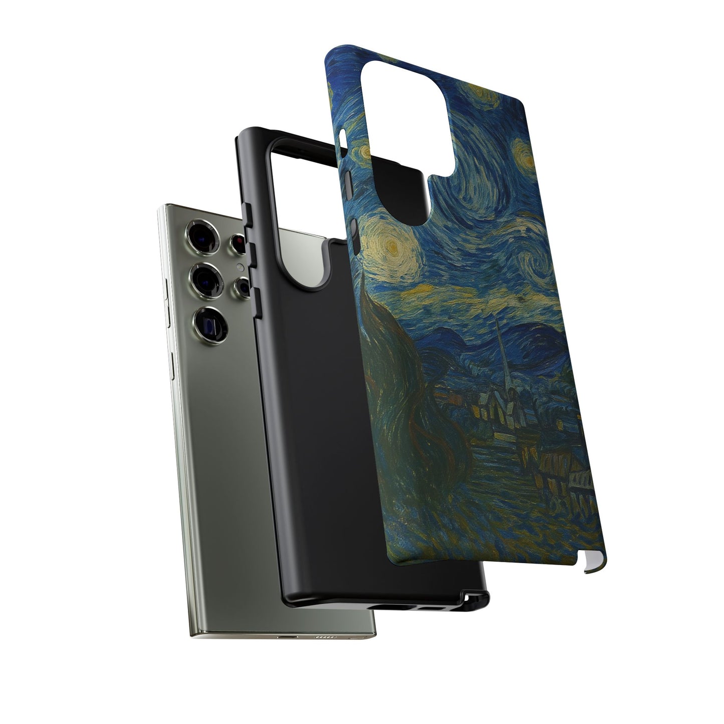 Starry Night Phone Case, Artistic Cell Phone Cover, Gift for Art Lovers, Unique Phone Accessory, Birthday Gift for Him/Her, Tough Cases