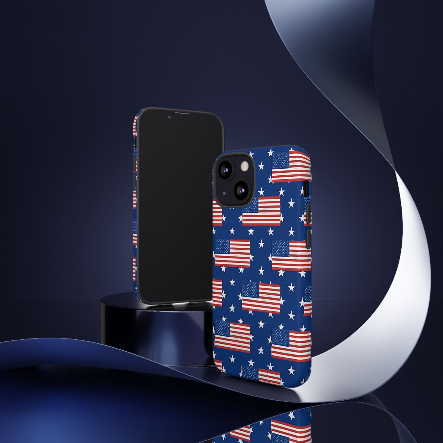 Patriotic Phone Case, Independence Day Accessories, American Flag Design, Star-Spangled Cover, Summer BBQ Gift