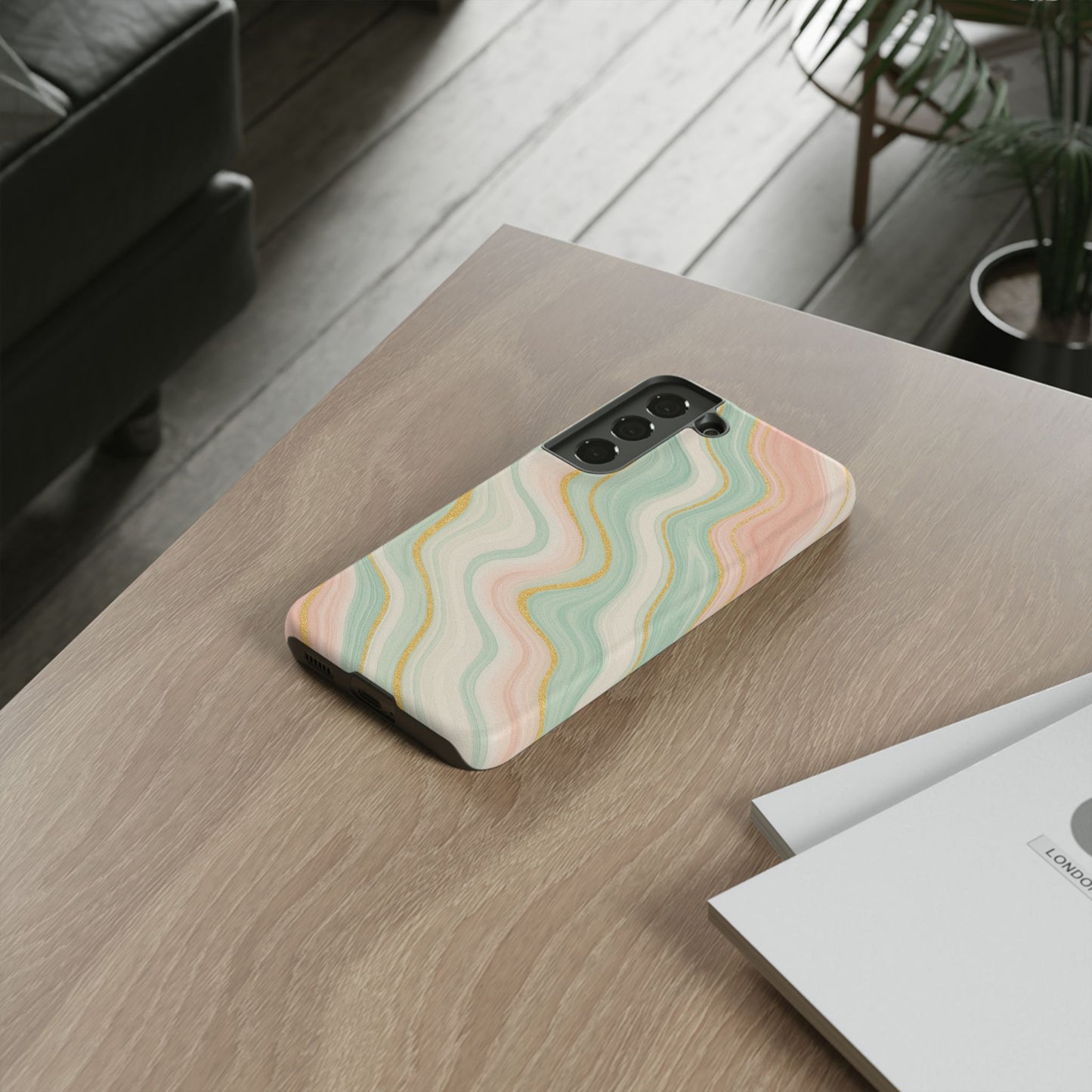 Stylish Phone Case with Abstract Design, Tough Cases for Trendy Protection, Unique Phone Accessories, Gift for Her, Modern Tech Style