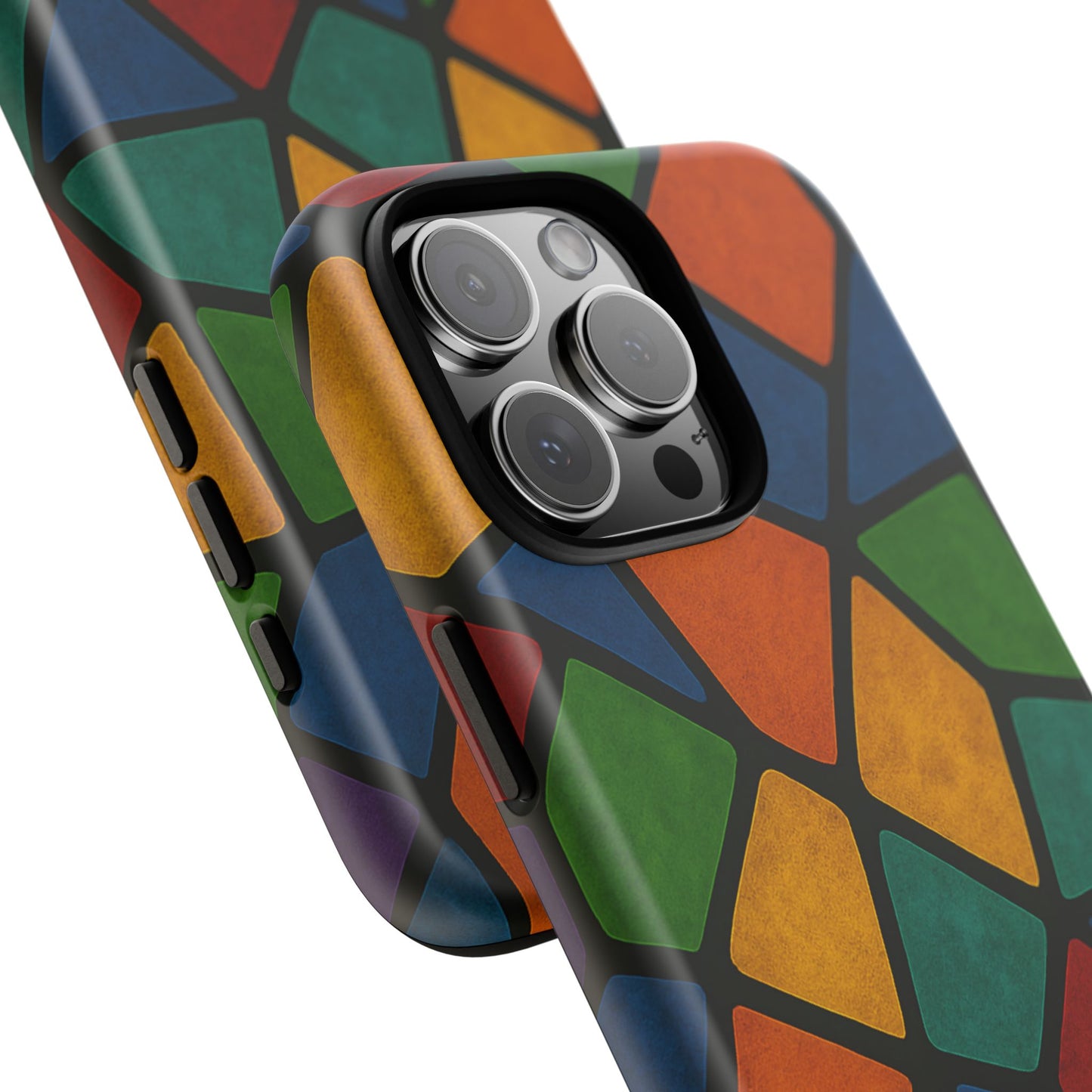 Colorful Mosaic Phone Case, Tough Cell Phone Cover, Vibrant Smartphone Protector, Unique Gift for Weddings, Birthday, Holidays