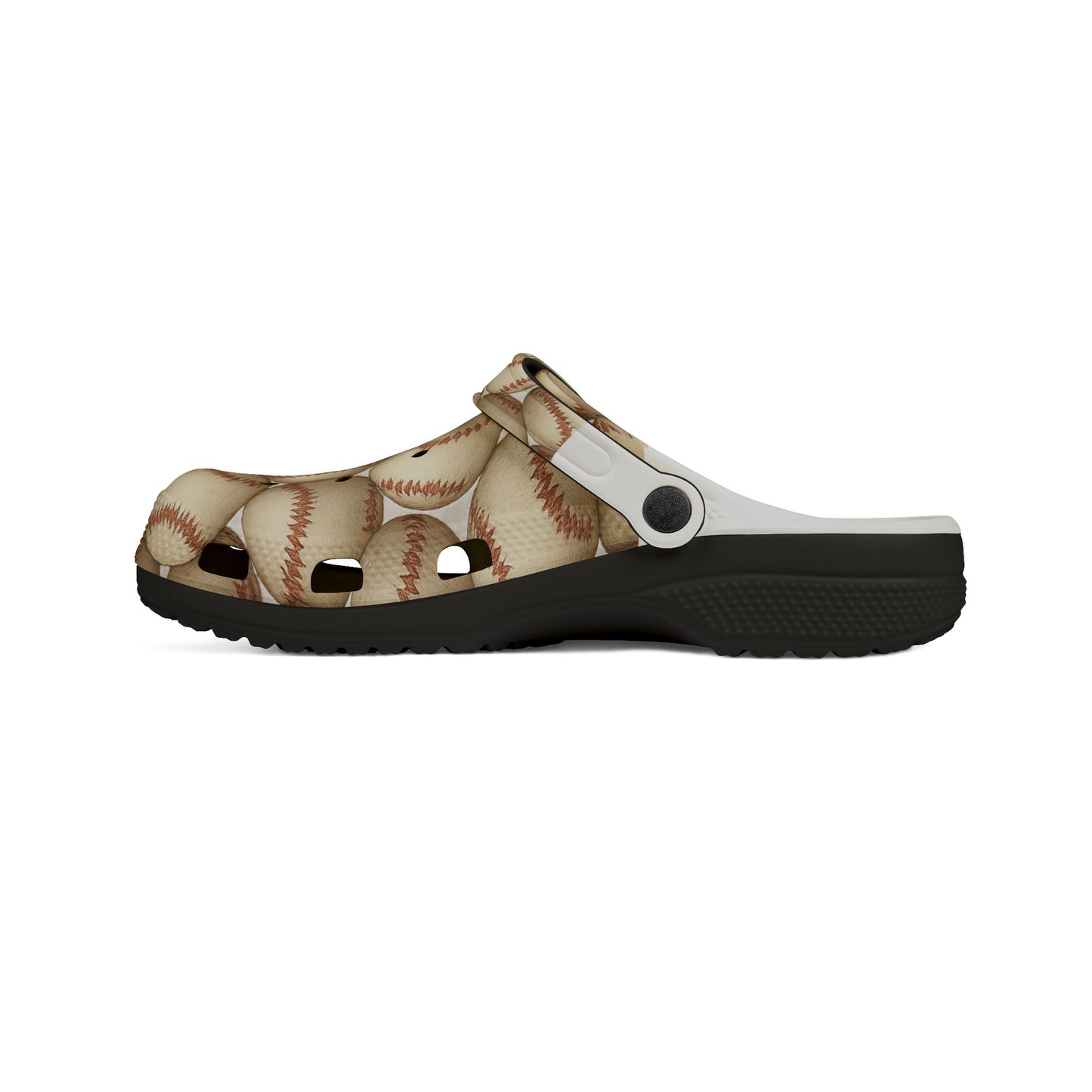Baseball Print EVA Foam Shoes, Comfortable Clogs, Sports Fan Footwear, Perfect Gift for Athletes, Unique Casual Shoes