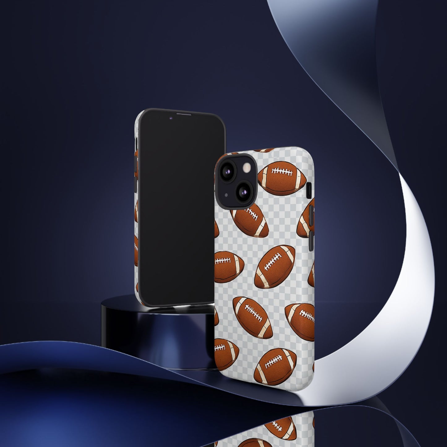 Football Phone Case, Tough Cases for Sports Fans, Unique Gift for Football Lovers, Protective Decor, Athletic Accessories