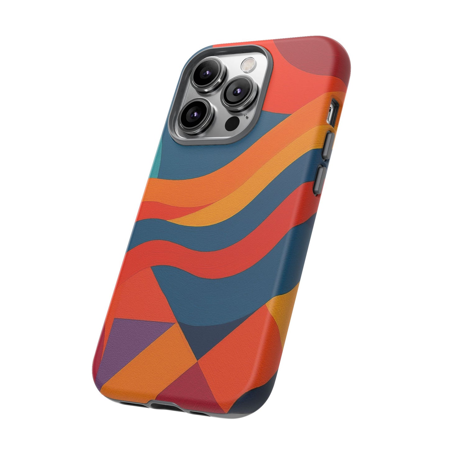 Vibrant Phone Case, Abstract Design Cover, Tough Cases for All Occasions, Stylish Gift for Tech Lovers, Modern Phone Accessories