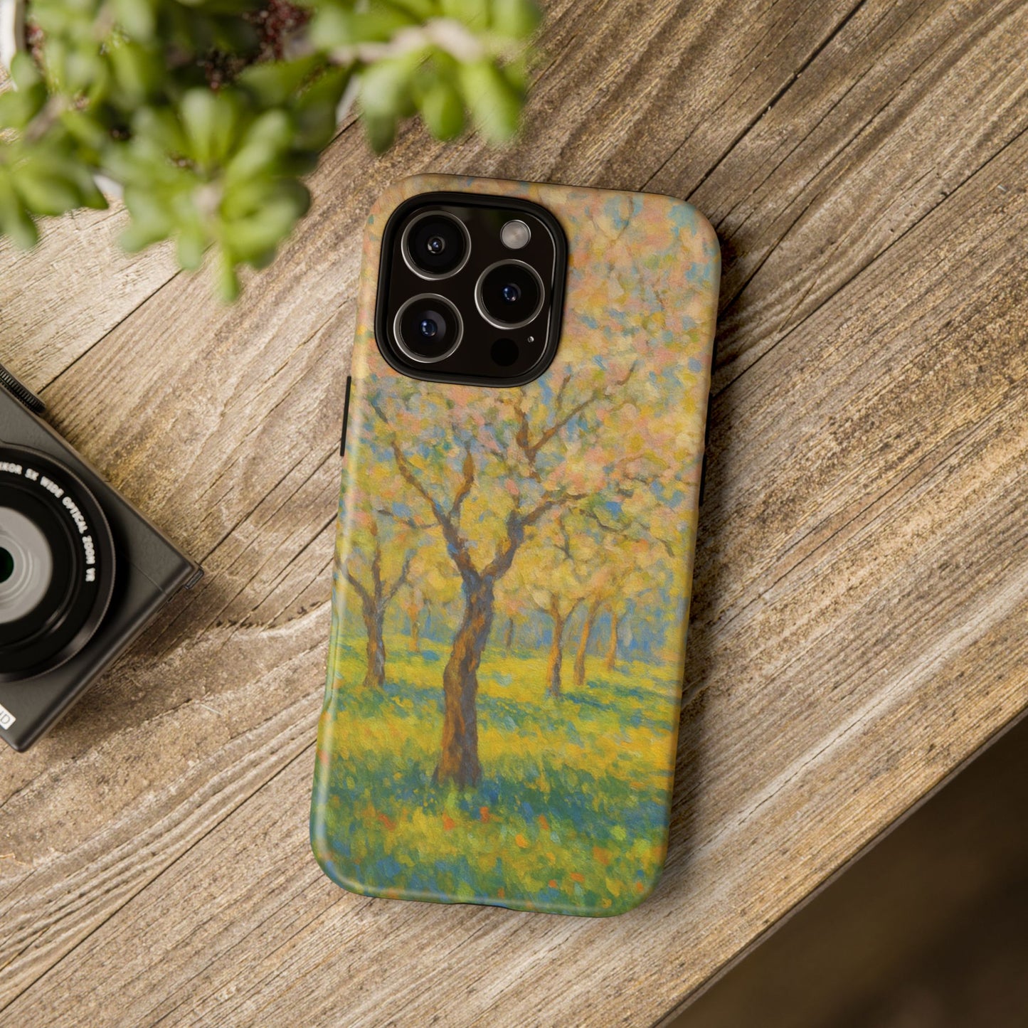 Artistic Phone Case, Tough Phone Case, Flower Tree Case, Spring Decor, Unique Phone Cover, Nature Lover Gift
