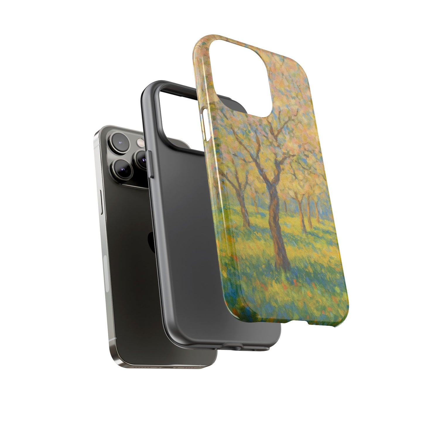 Artistic Phone Case, Tough Phone Case, Flower Tree Case, Spring Decor, Unique Phone Cover, Nature Lover Gift