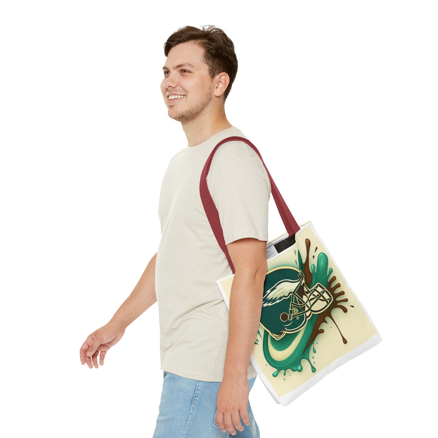 Sports-Themed Tote Bag for Fans | Unique Gift for Game Day, Eco-Friendly Shopping, Beach, Travel, and Everyday Use