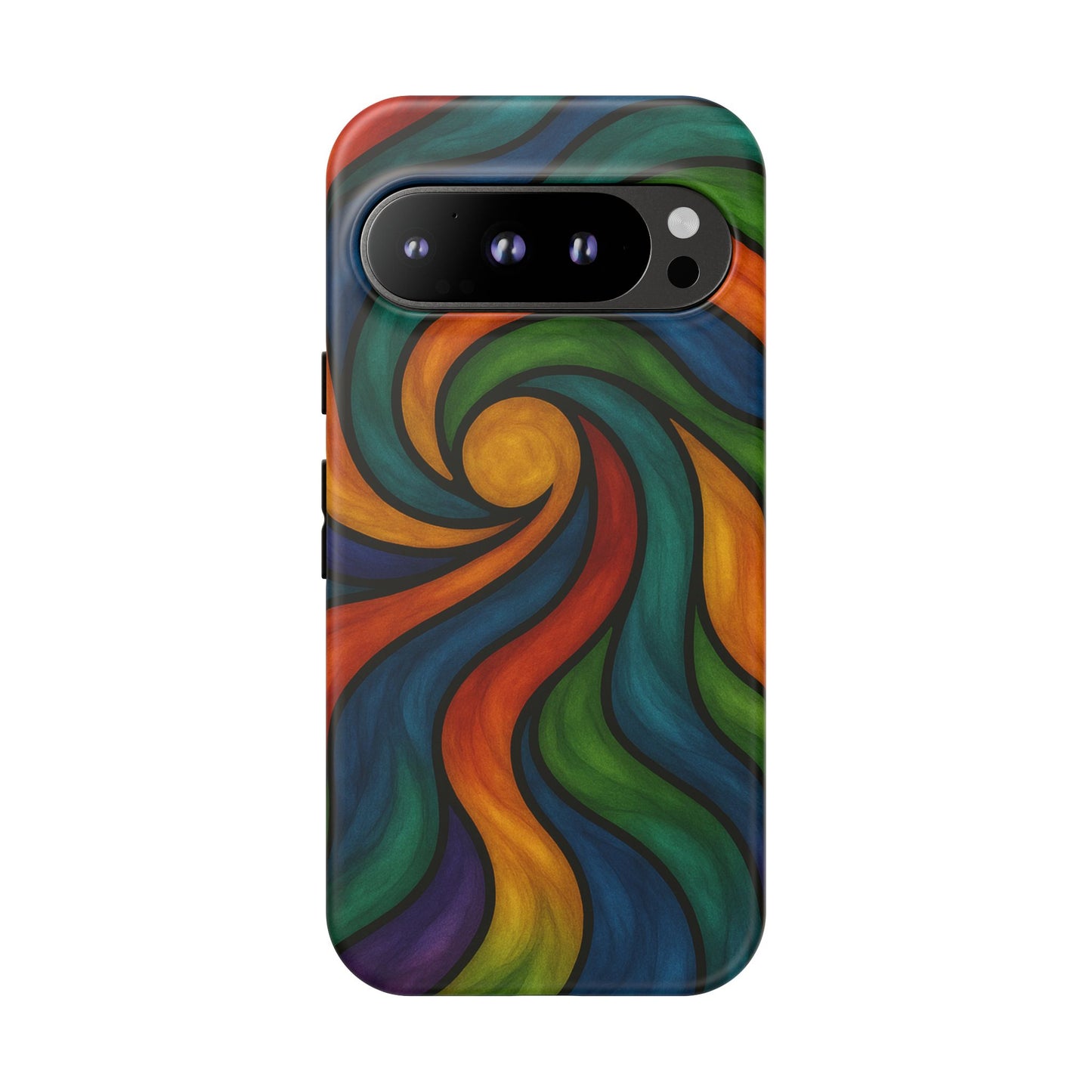 Colorful Swirl Phone Case | Tough Cases, Vibrant Design, Gift for Art Lovers, Funky Case, Unique Phone Accessories