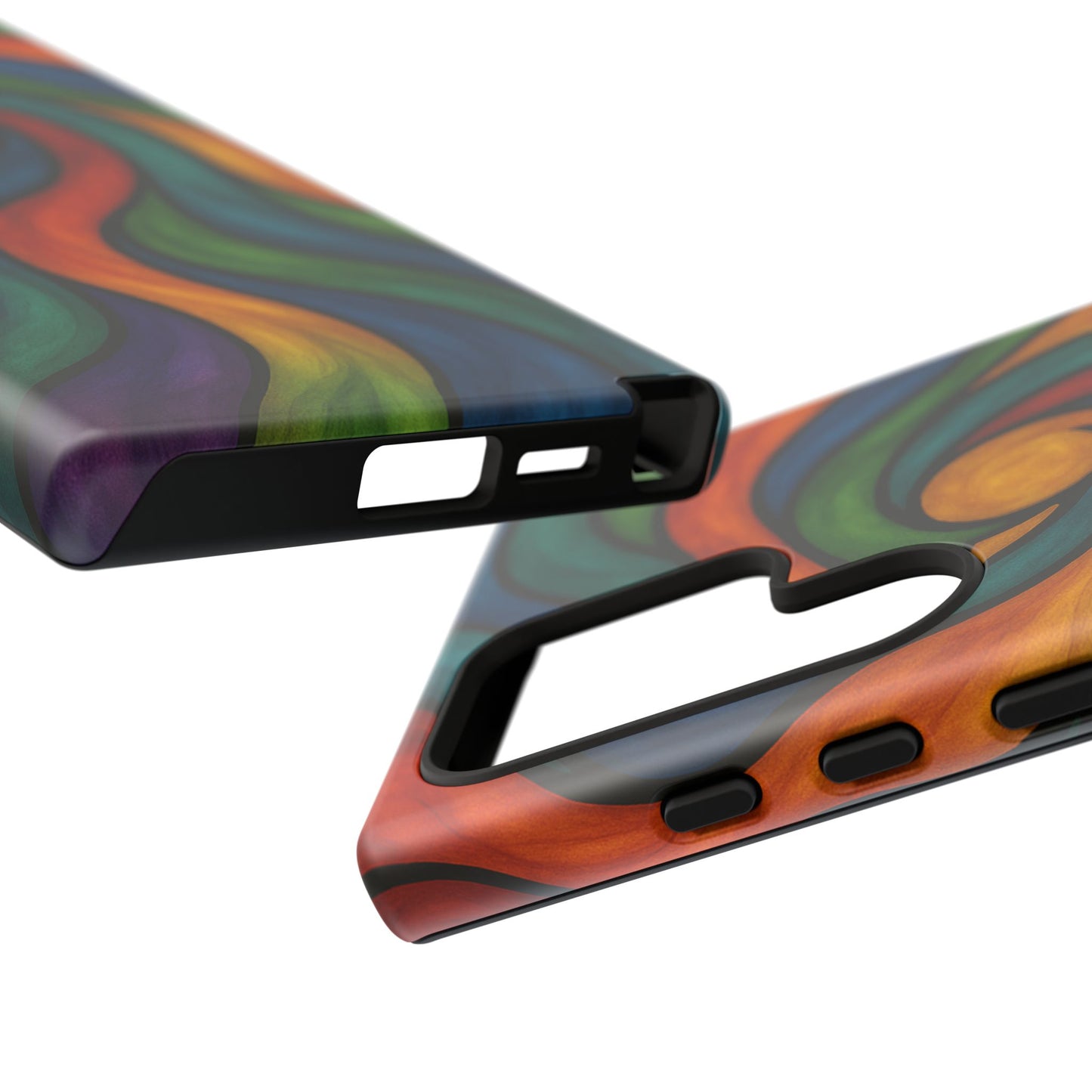 Colorful Swirl Phone Case | Tough Cases, Vibrant Design, Gift for Art Lovers, Funky Case, Unique Phone Accessories