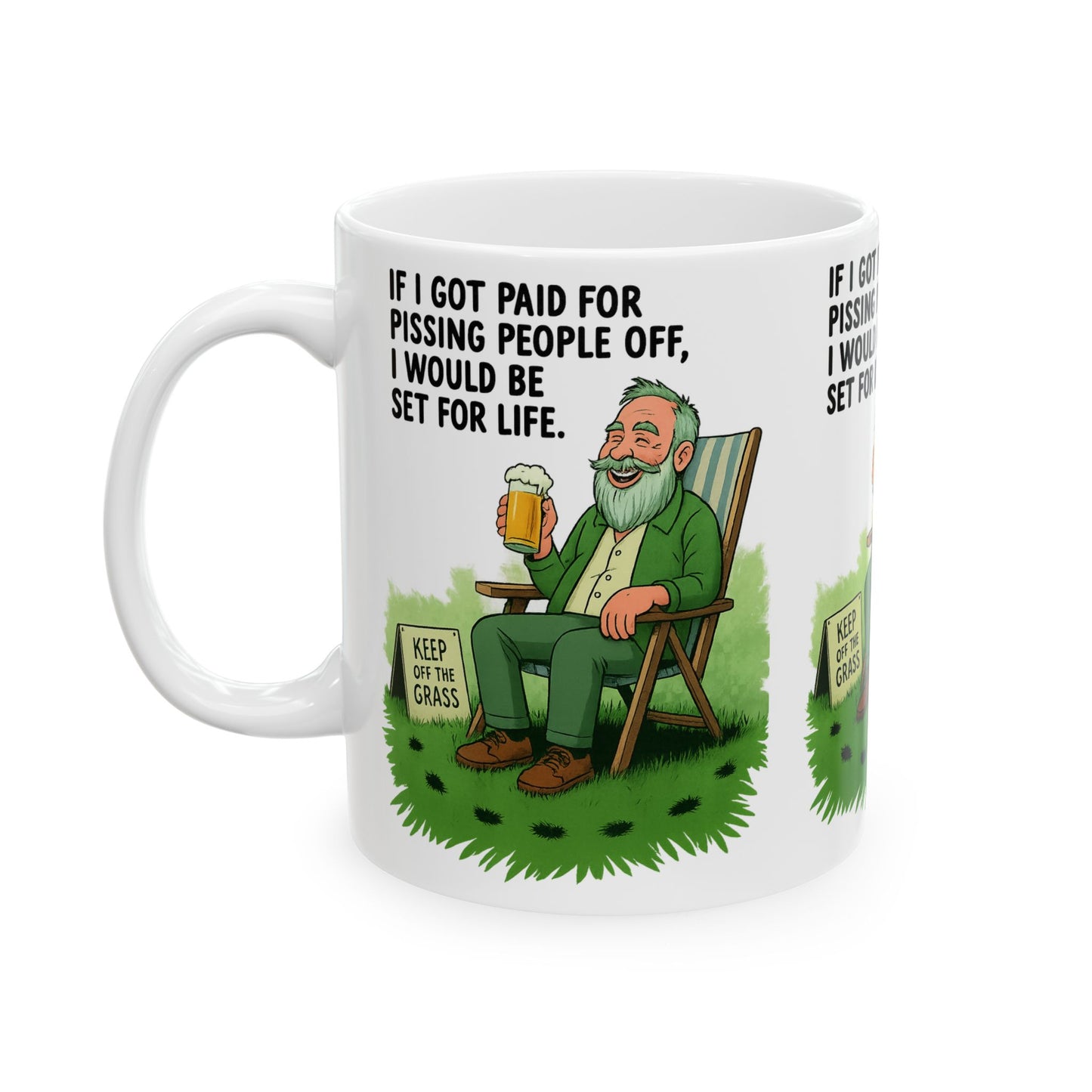 Funny Sarcastic Ceramic Mug - Perfect Gift for Coffee Lovers, Humor, Birthday, Office Desk Decor, Gag Gift