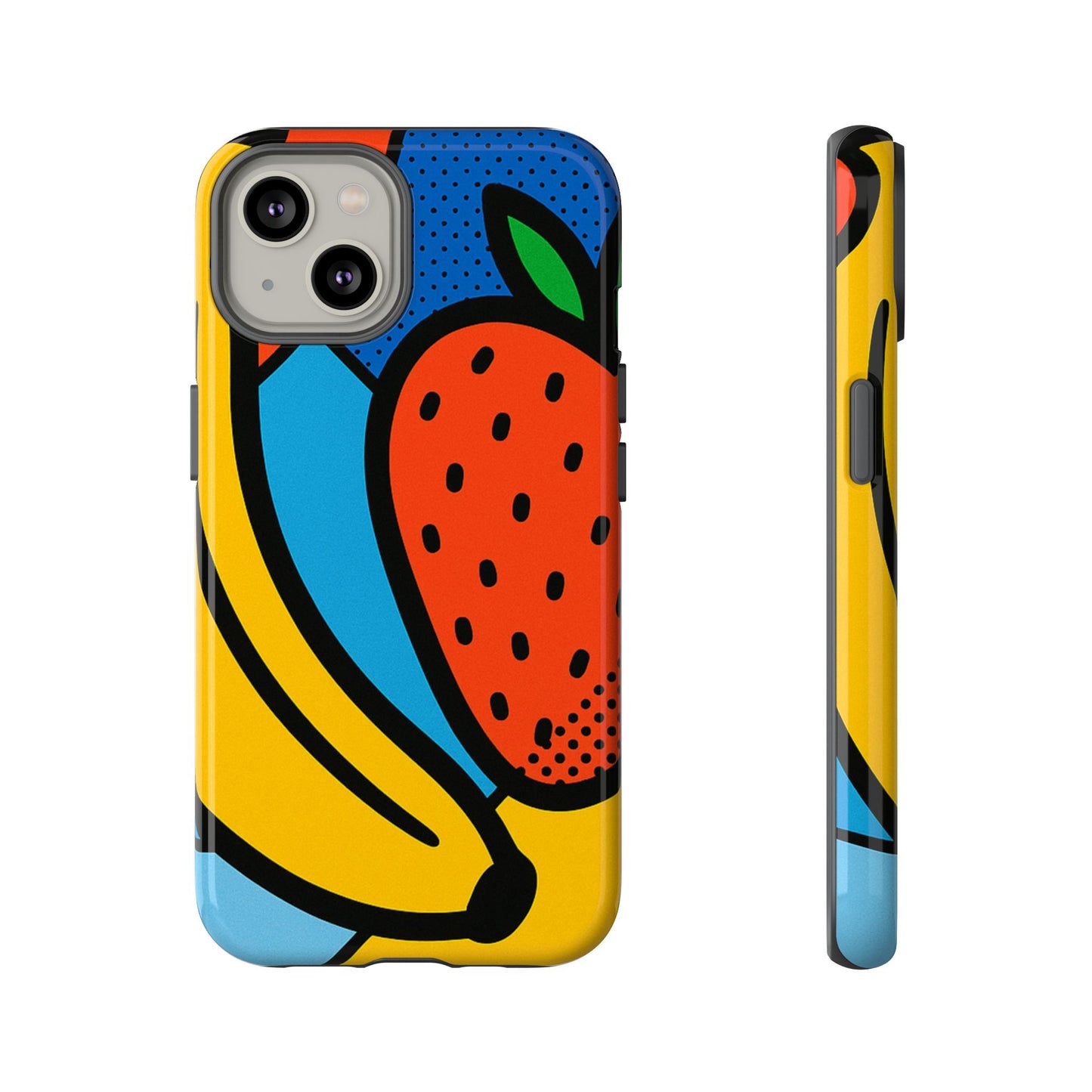 Colorful Fruit Phone Case - Tough Cases - Fun, Vibrant, Unique, Gifts for Friends, Summer Accessories, Trendy Phone Protector