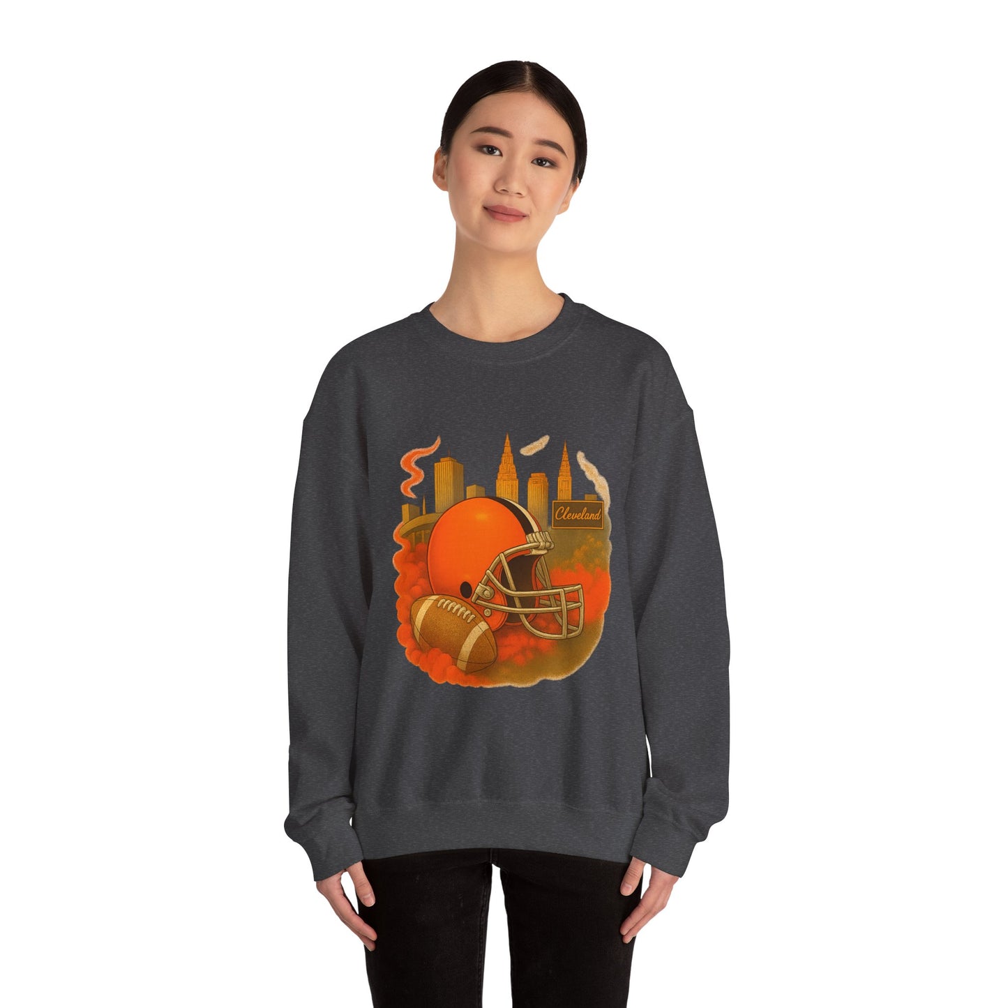 Cleveland Football Crewneck Sweatshirt