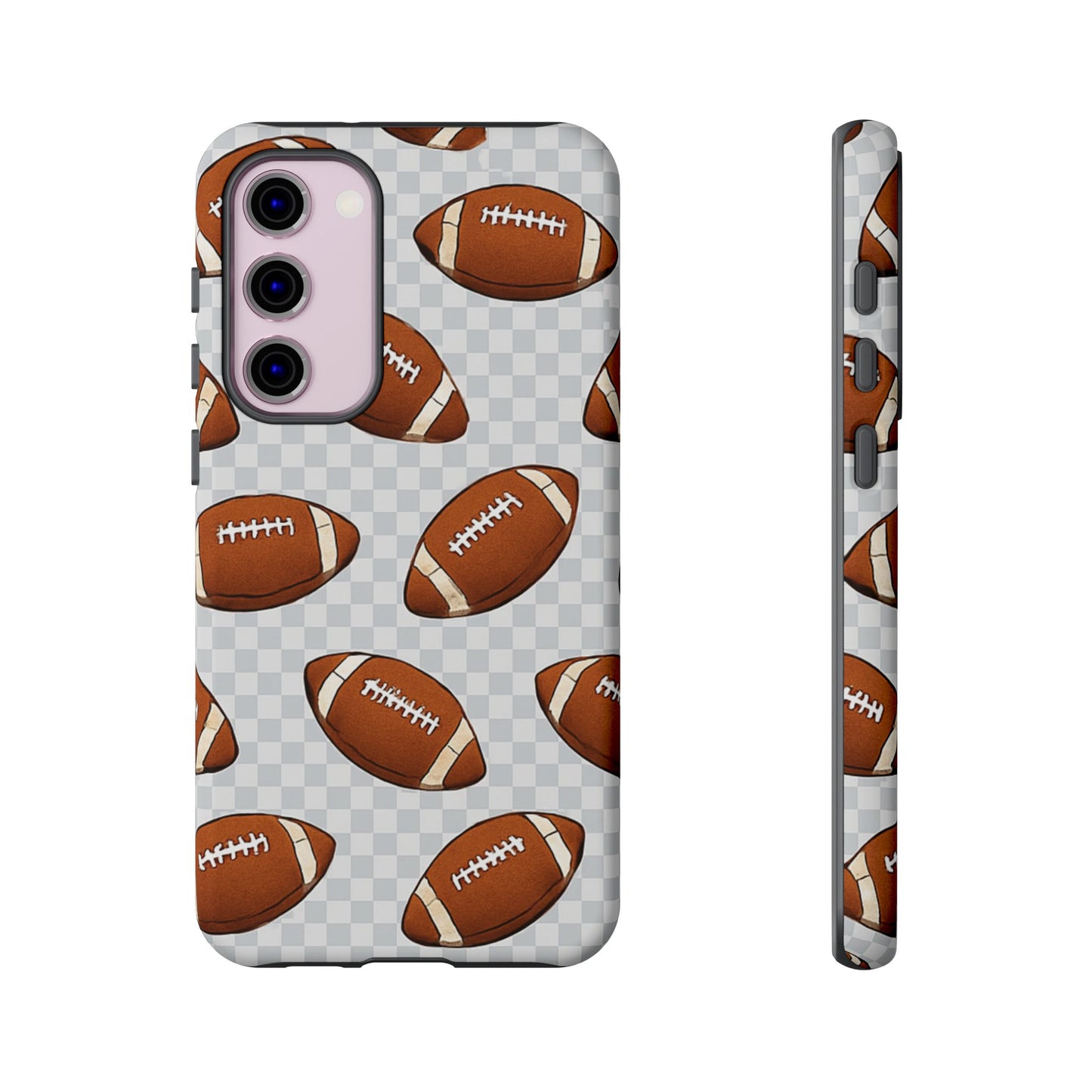 Football Phone Case, Tough Cases for Sports Fans, Unique Gift for Football Lovers, Protective Decor, Athletic Accessories
