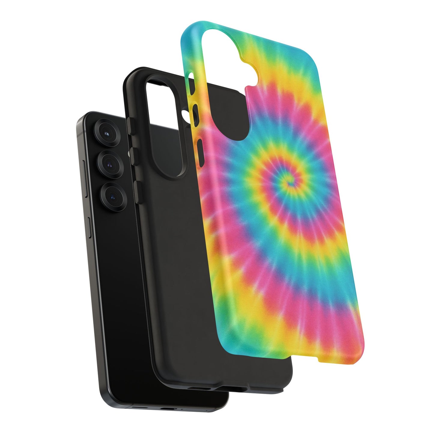 Colorful Tie-Dye Phone Case, Vibrant Phone Cover, Boho Style Accessory, Gift for Teens, Trendy Phone Accessories