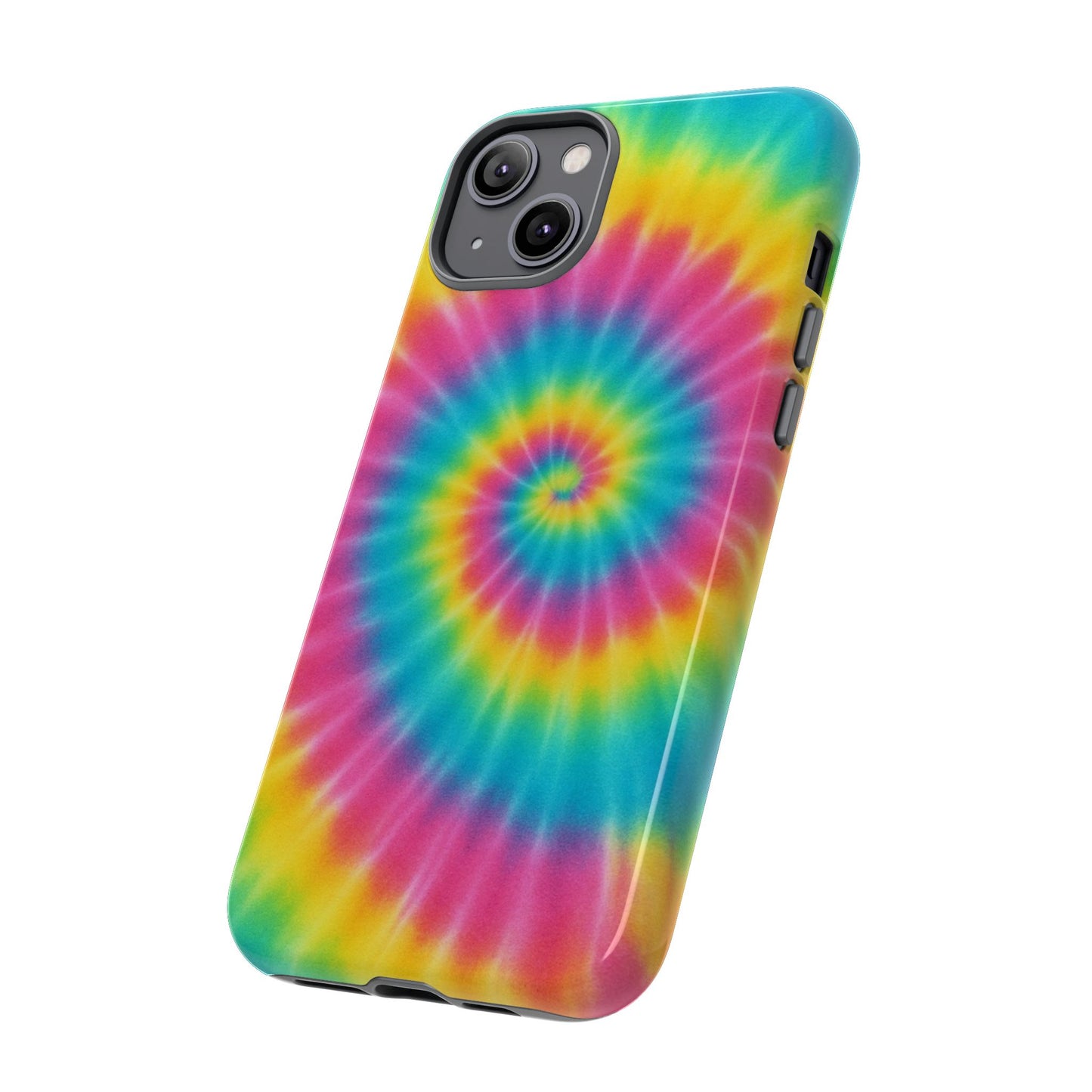 Colorful Tie-Dye Phone Case, Vibrant Phone Cover, Boho Style Accessory, Gift for Teens, Trendy Phone Accessories