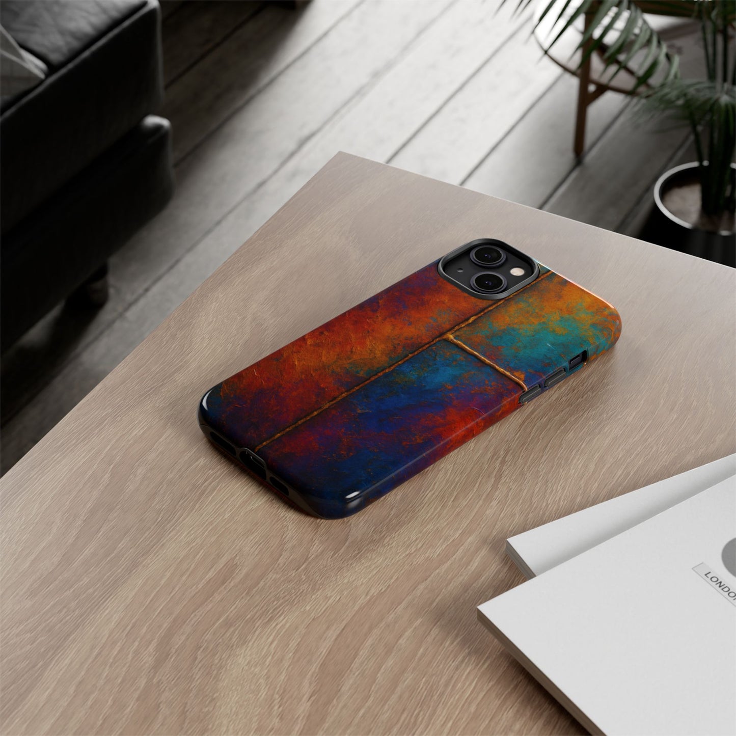 Colorful Artistic Phone Case, Tough Cases, Vibrant Phone Cover, Protective Case, Unique Gift for Art Lovers, Birthday Gift