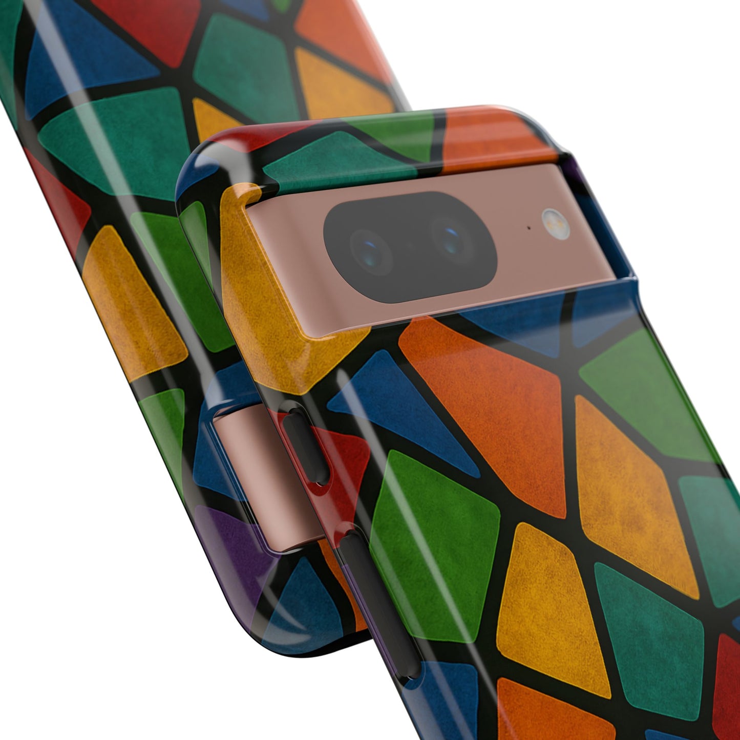 Colorful Mosaic Phone Case, Tough Cell Phone Cover, Vibrant Smartphone Protector, Unique Gift for Weddings, Birthday, Holidays