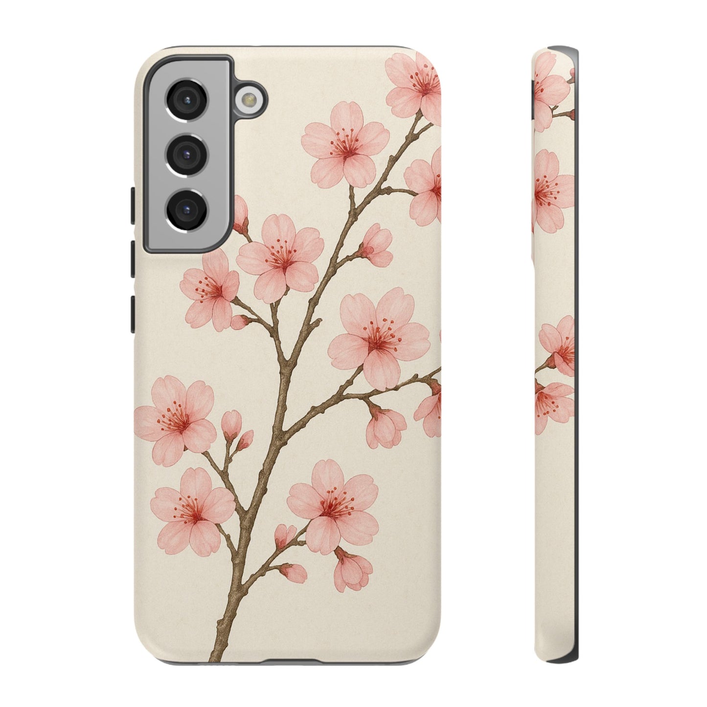 Cherry Blossom Phone Case, Floral Phone Cover, Tough Case for Gifts, Spring Decor, Cute Tech Accessories, Nature Lover's Gift