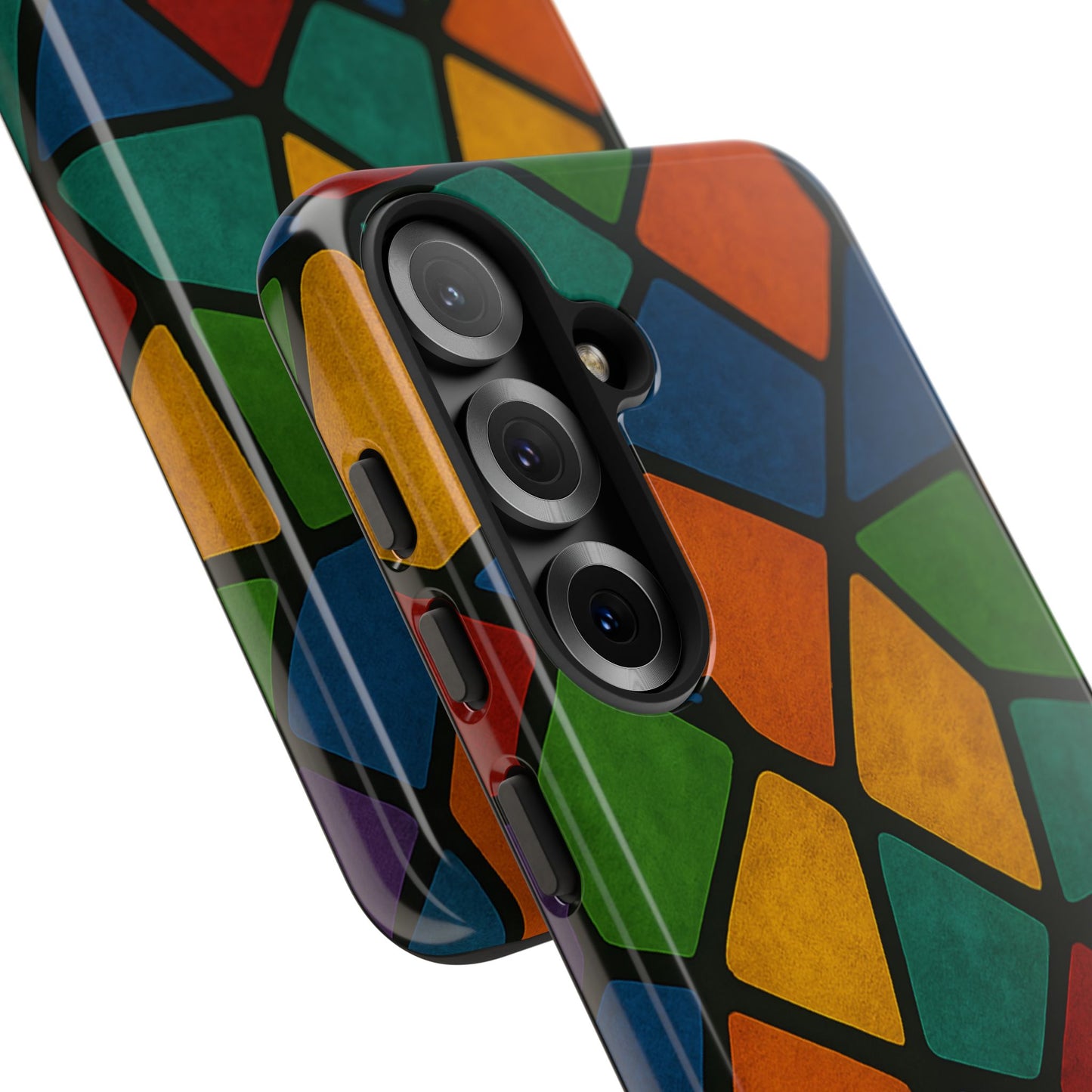 Colorful Mosaic Phone Case, Tough Cell Phone Cover, Vibrant Smartphone Protector, Unique Gift for Weddings, Birthday, Holidays