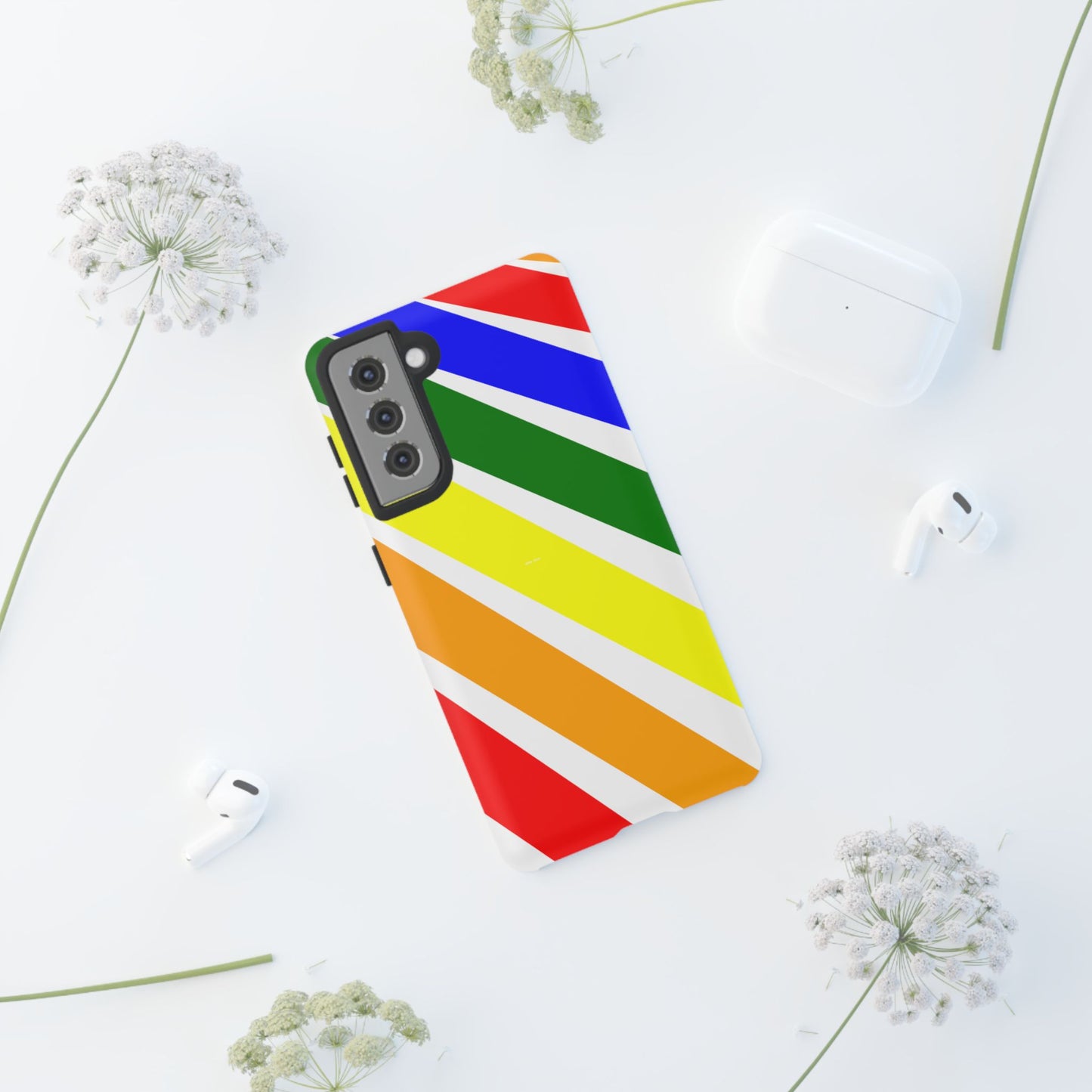 Vibrant Phone Case: Tough Cases, Colorful Phone Cover, Stylish Cell Phone Case, Unique Gift for Her/Him, Trendy Accessory, Summer Vibes
