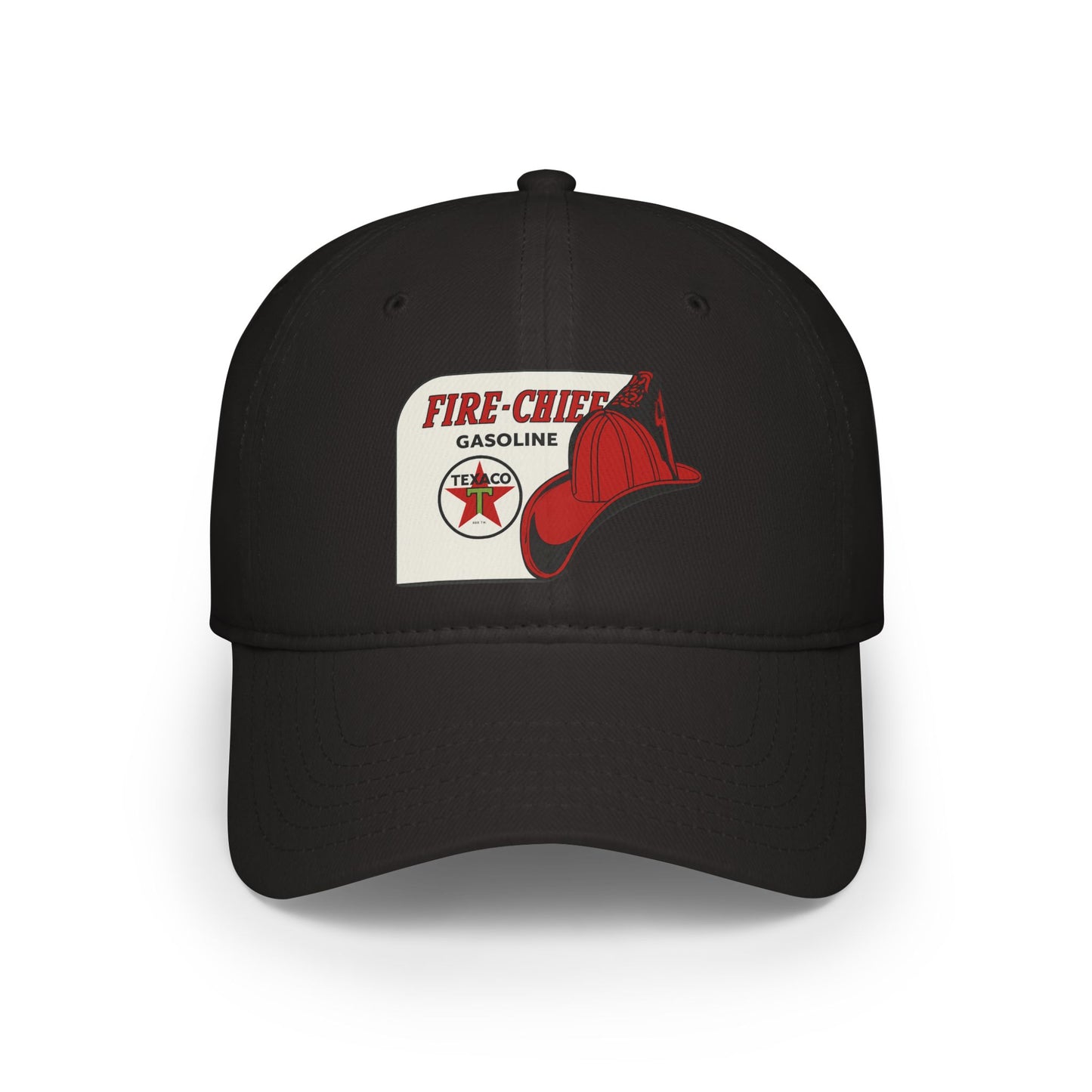Vintage Fire Chief Baseball Cap, Ideal for Firefighters, Red Hat, Gasoline Logo Cap, Unique Gift for Men and Women