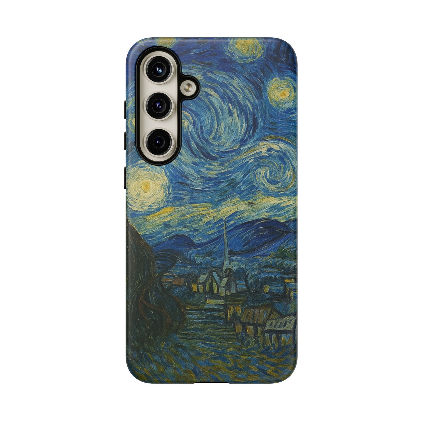 Starry Night Phone Case, Artistic Cell Phone Cover, Gift for Art Lovers, Unique Phone Accessory, Birthday Gift for Him/Her, Tough Cases