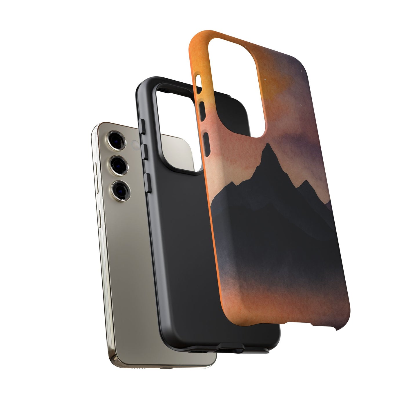 Mountain Sunset Phone Case, Nature Lover's Gift, Adventure Phone Cover, Unique Cellphone Accessories, Outdoor Enthusiast Decor