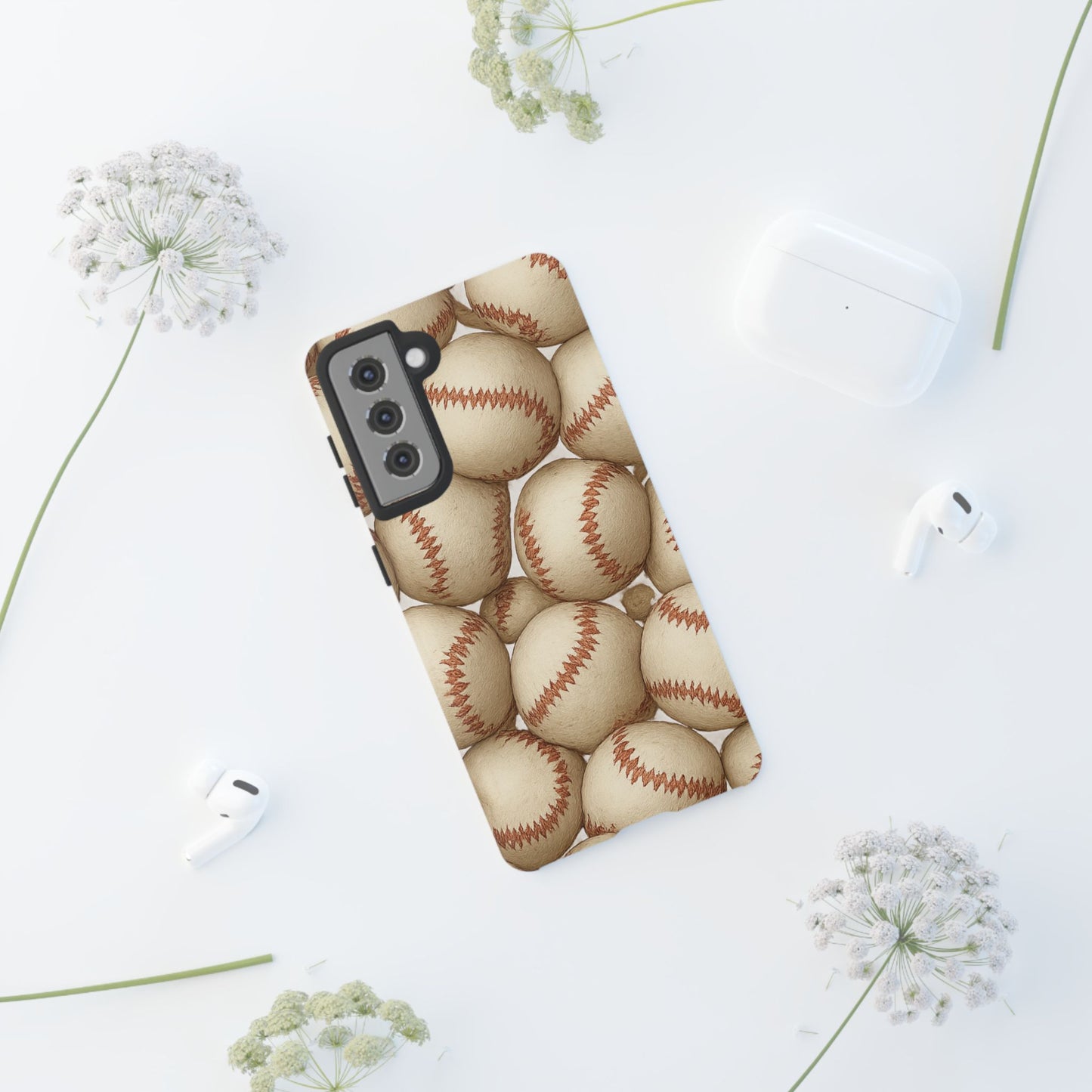 Baseball Phone Case, Tough Cases for Sports Fans, Custom iPhone Cover, Unique Gift for Baseball Lovers, Durable Protection