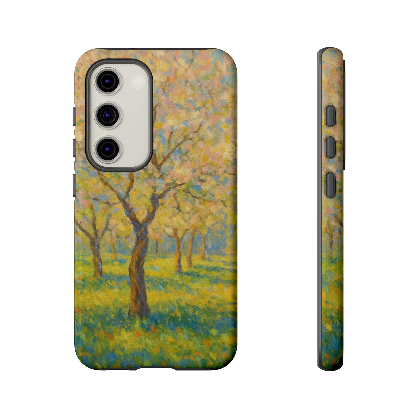 Artistic Phone Case, Tough Phone Case, Flower Tree Case, Spring Decor, Unique Phone Cover, Nature Lover Gift