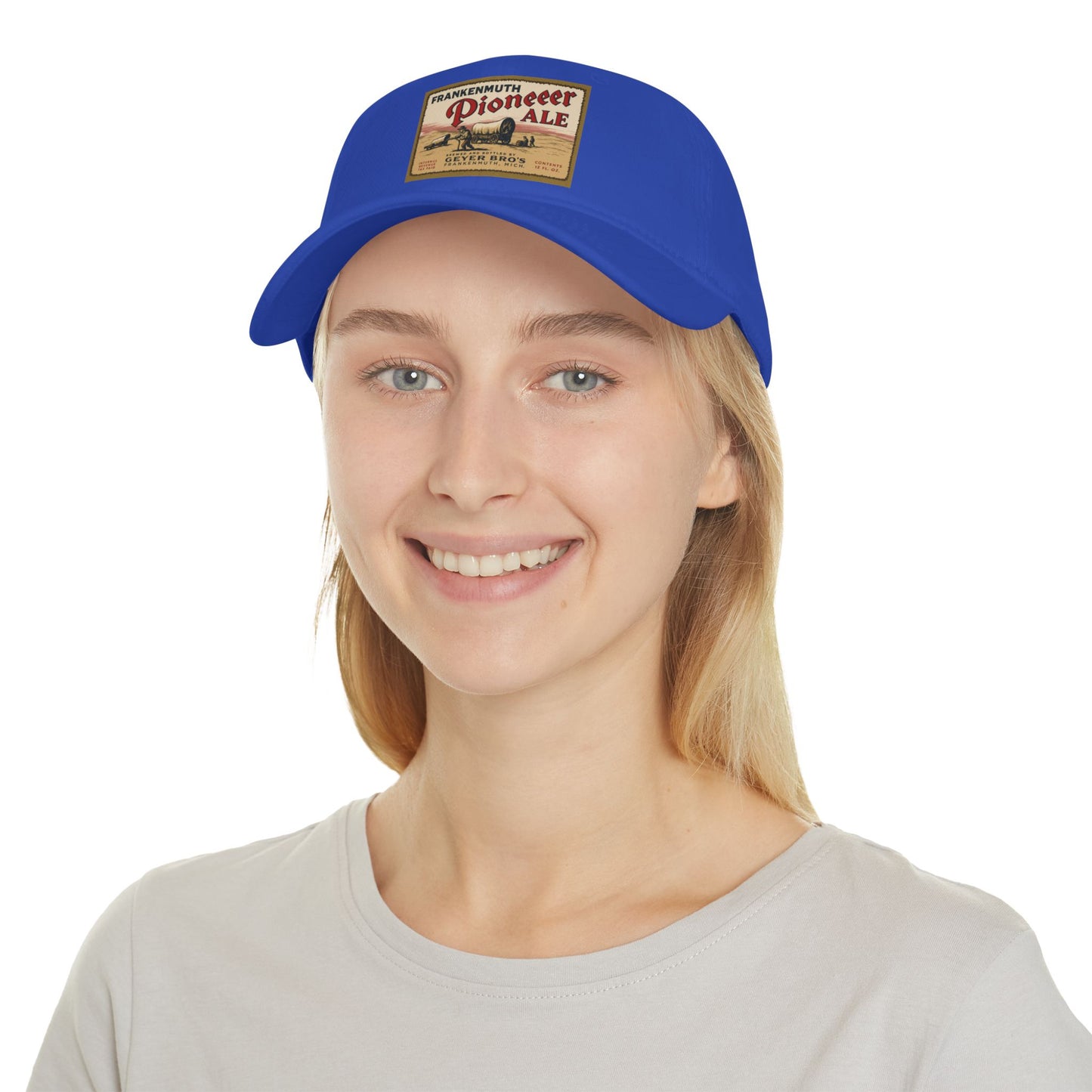 Vintage Pioneer Ale Baseball Cap - Red Adjustable Hat, Great for Breweries, Outdoor Events, Gifts, and Casual Wear