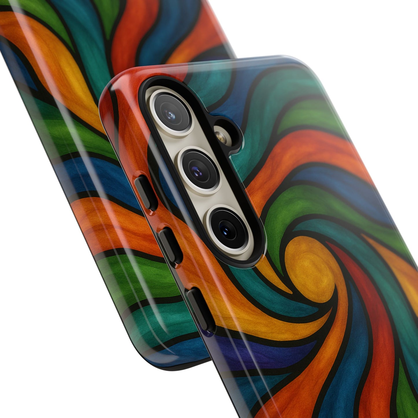 Colorful Swirl Phone Case | Tough Cases, Vibrant Design, Gift for Art Lovers, Funky Case, Unique Phone Accessories