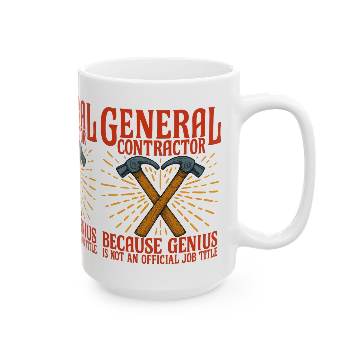 Funny Contractor Mug - General Contractor Gift for Builders, Tools Lover, Construction Humor, Unique Coffee Cup