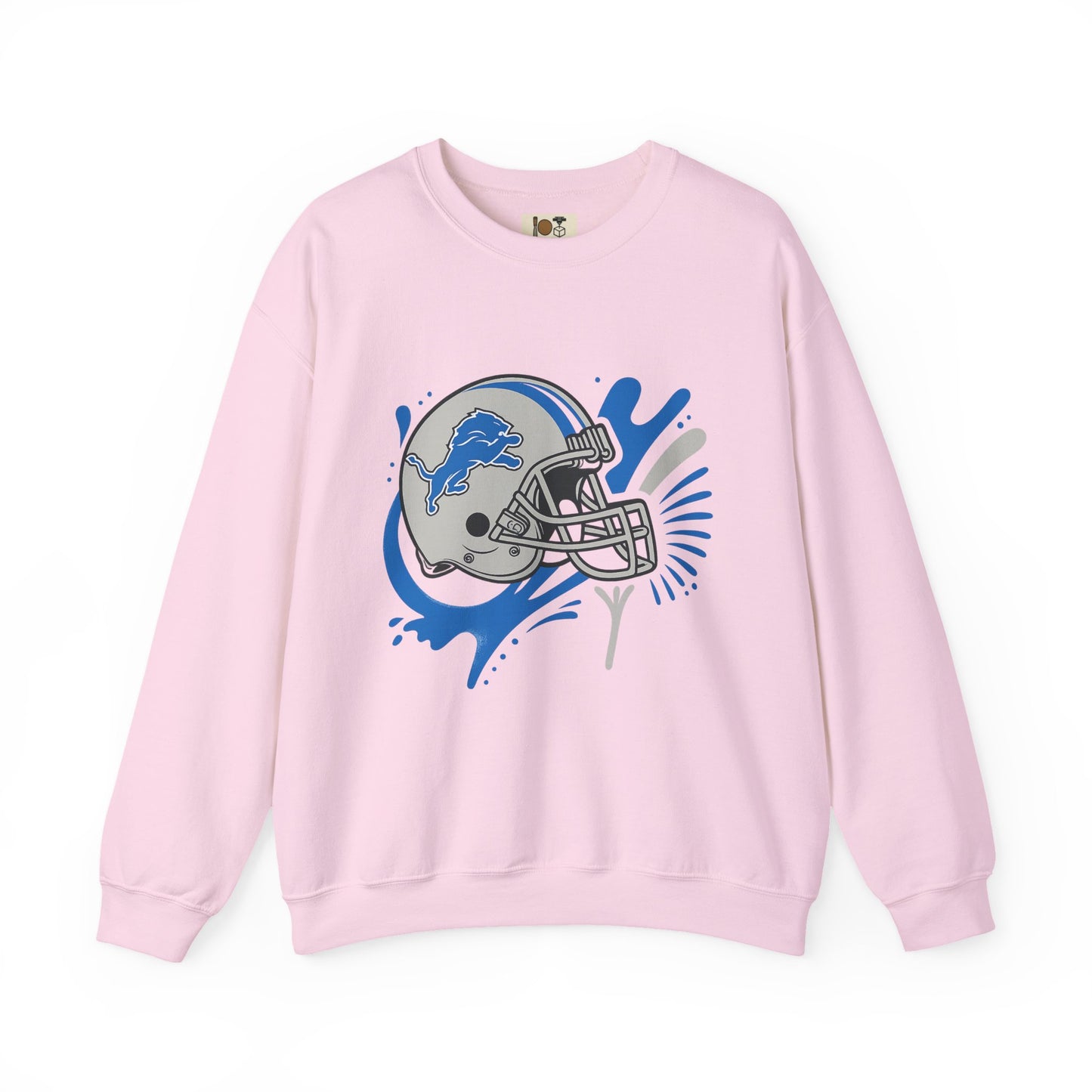 Detroit Lions Sweatshirt, Unisex Heavy Blend Crewneck, Game Day Apparel, Sports Fan Gift, NFL Team Merchandise, Casual Comfort