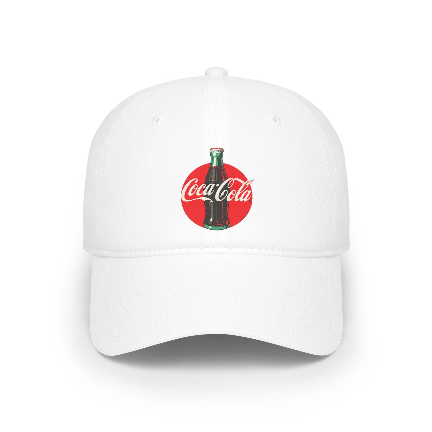 Coca-Cola Low Profile Baseball Cap, Vintage Cap, Unisex Hat, Gift for Coca-Cola Lovers, Adjustable Cap, Summer Accessory, Red Hat
